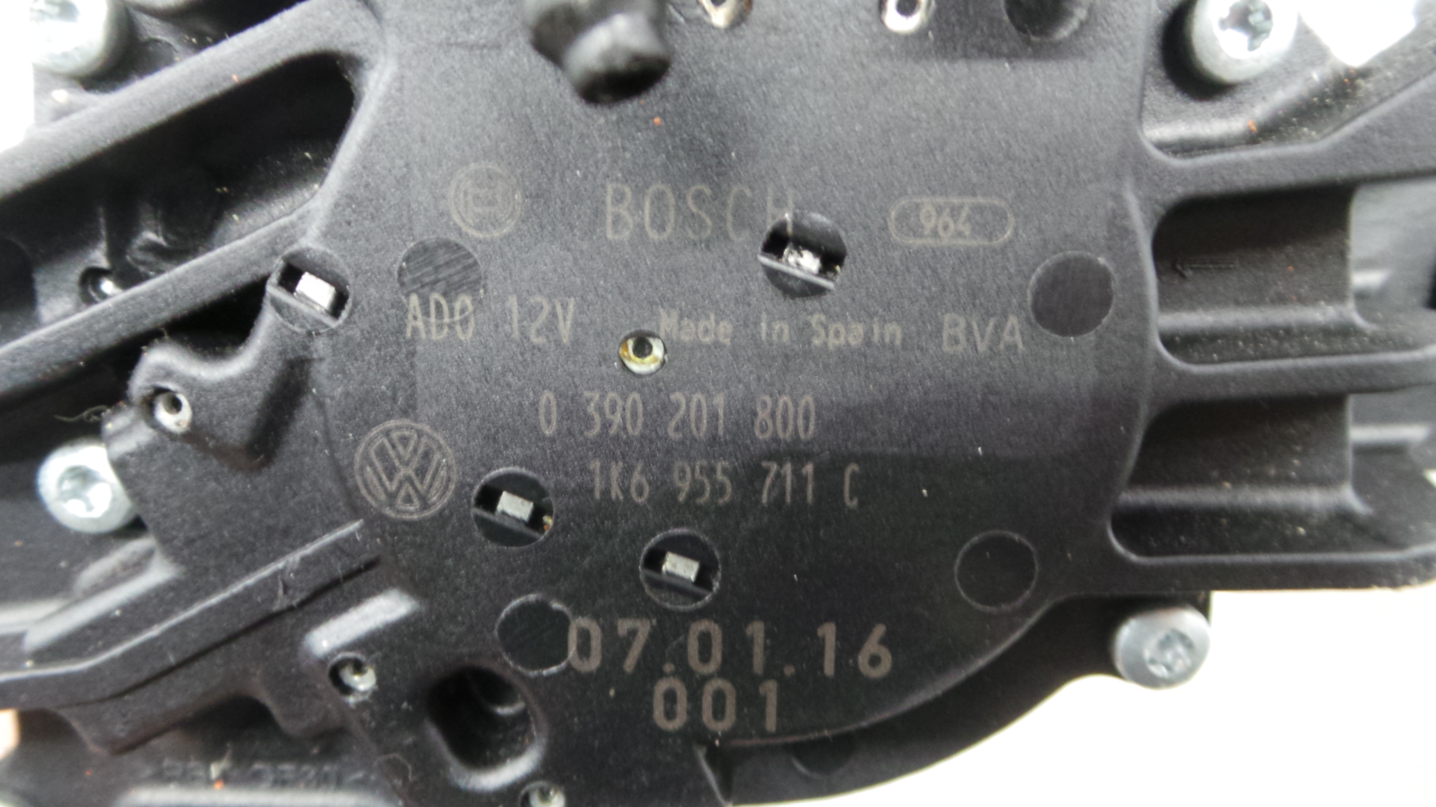 Motor Limpa Vidros Trás 1K6955711C - VW GOLF V (1K1)-36384662