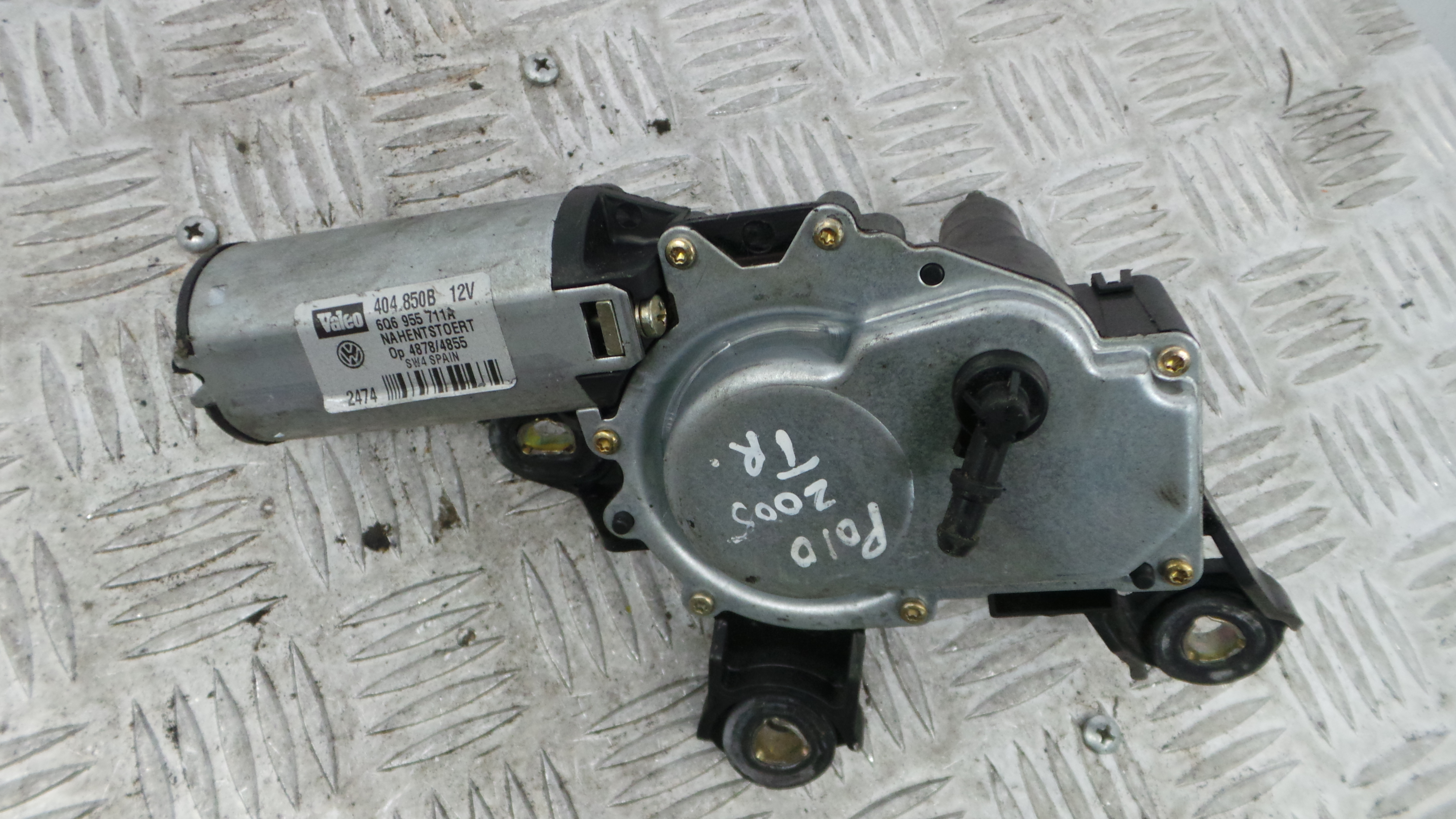 Motor Limpa Vidros Trás 6Q6955711A - VW POLO (9N_, 9A_)-36384677