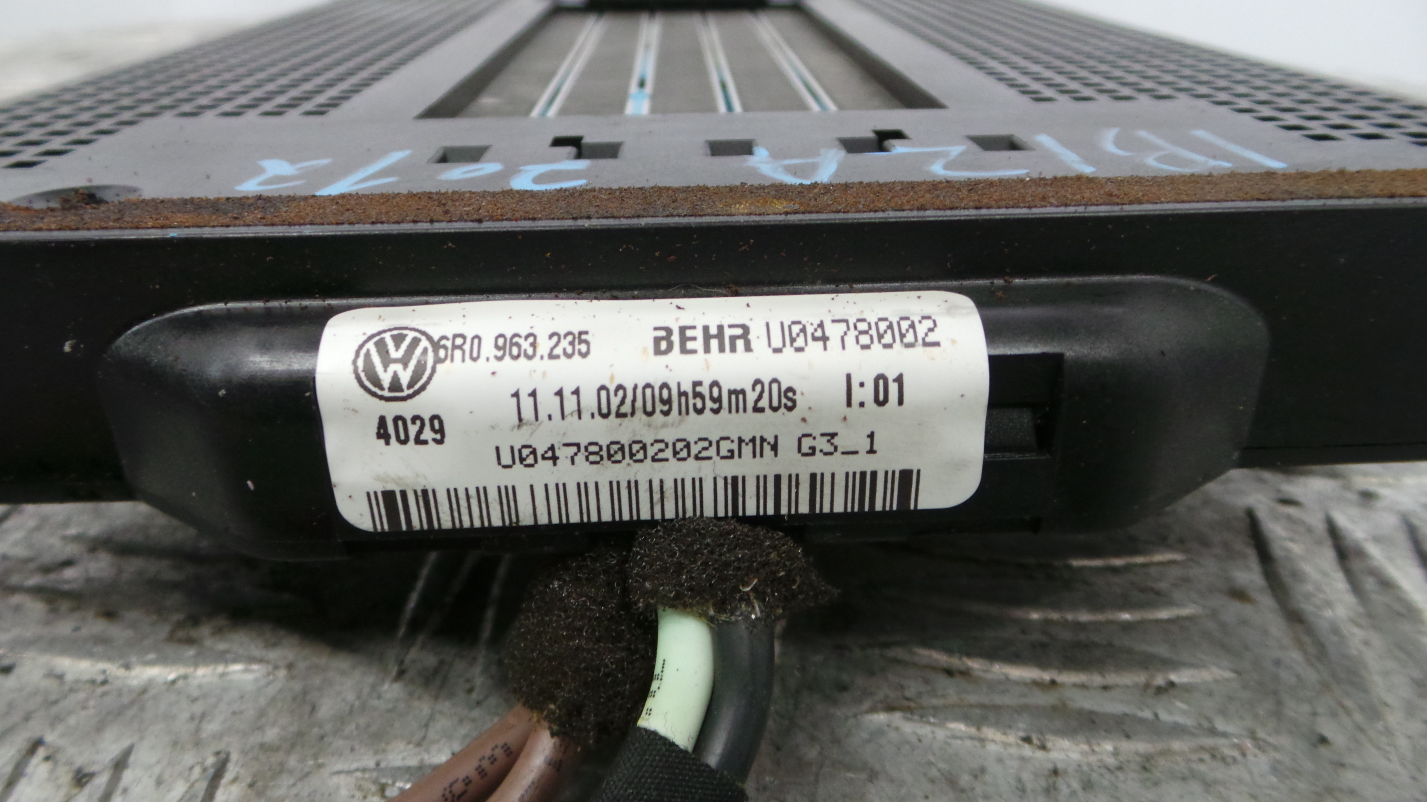 Radiador da Chaufagem / Sofagem 6R0963235 - SEAT IBIZA IV (6J5, 6P1), IBIZA Mk IV (6J5, 6P1)-36385799