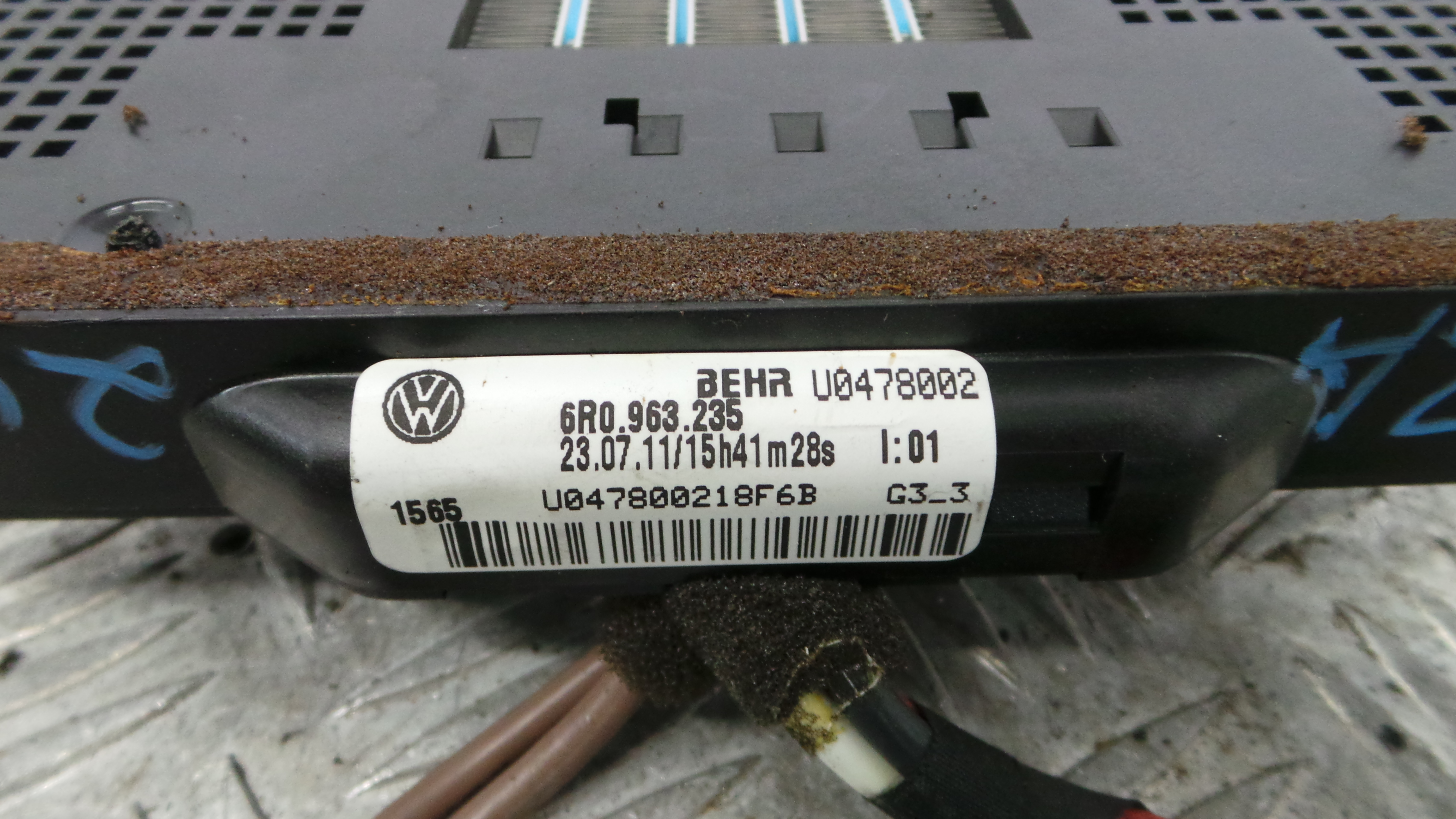 Radiador da Chaufagem / Sofagem 6R0963235 - SEAT IBIZA IV (6J5, 6P1), IBIZA Mk IV (6J5, 6P1)-36385825