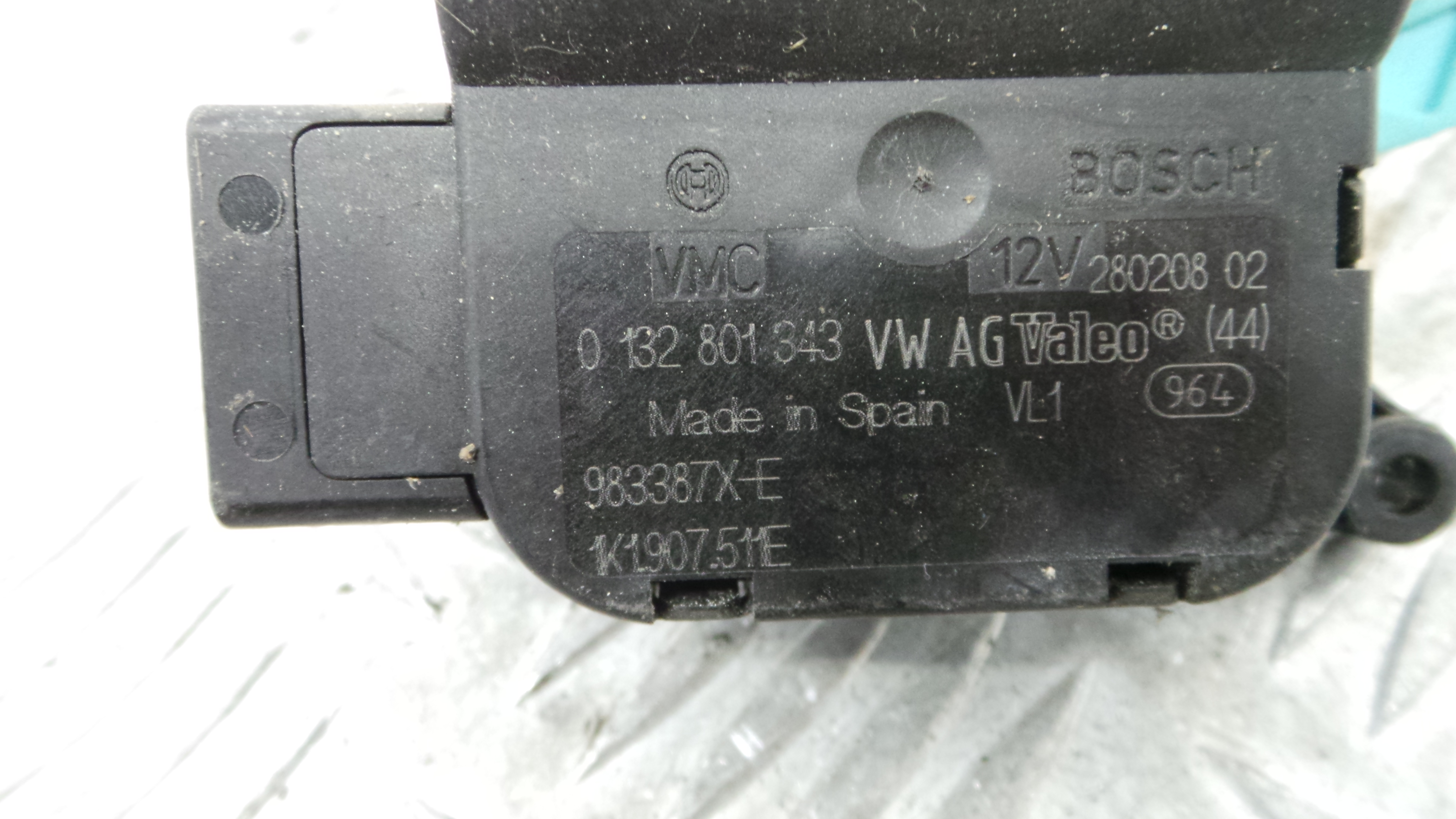 Atuador do Circuito de Ar 1K1907511E - SEAT LEON (1P1)-36386772