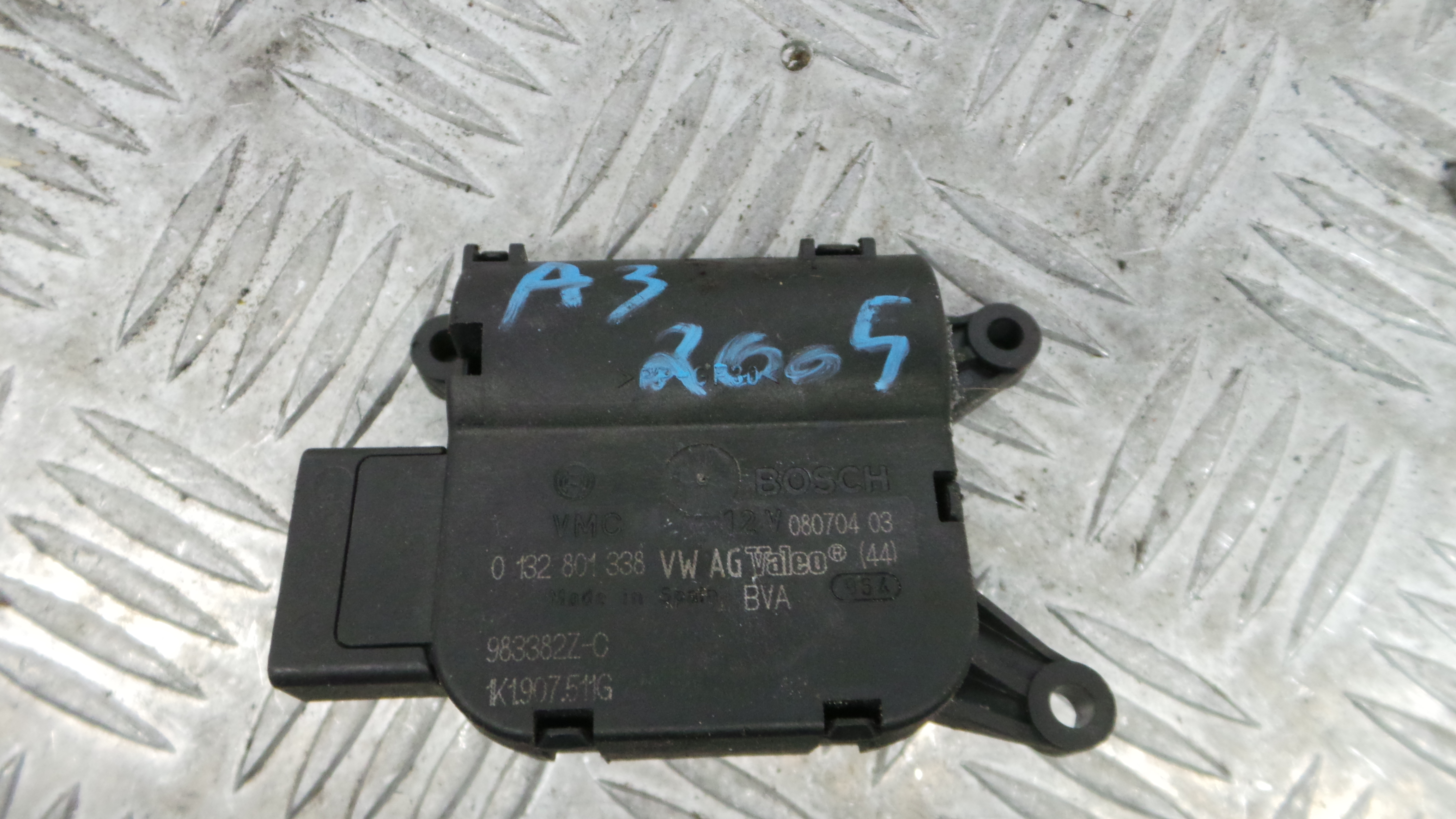 Atuador do Circuito de Ar  1K1907511G - AUDI A3 (8P1)-36386845