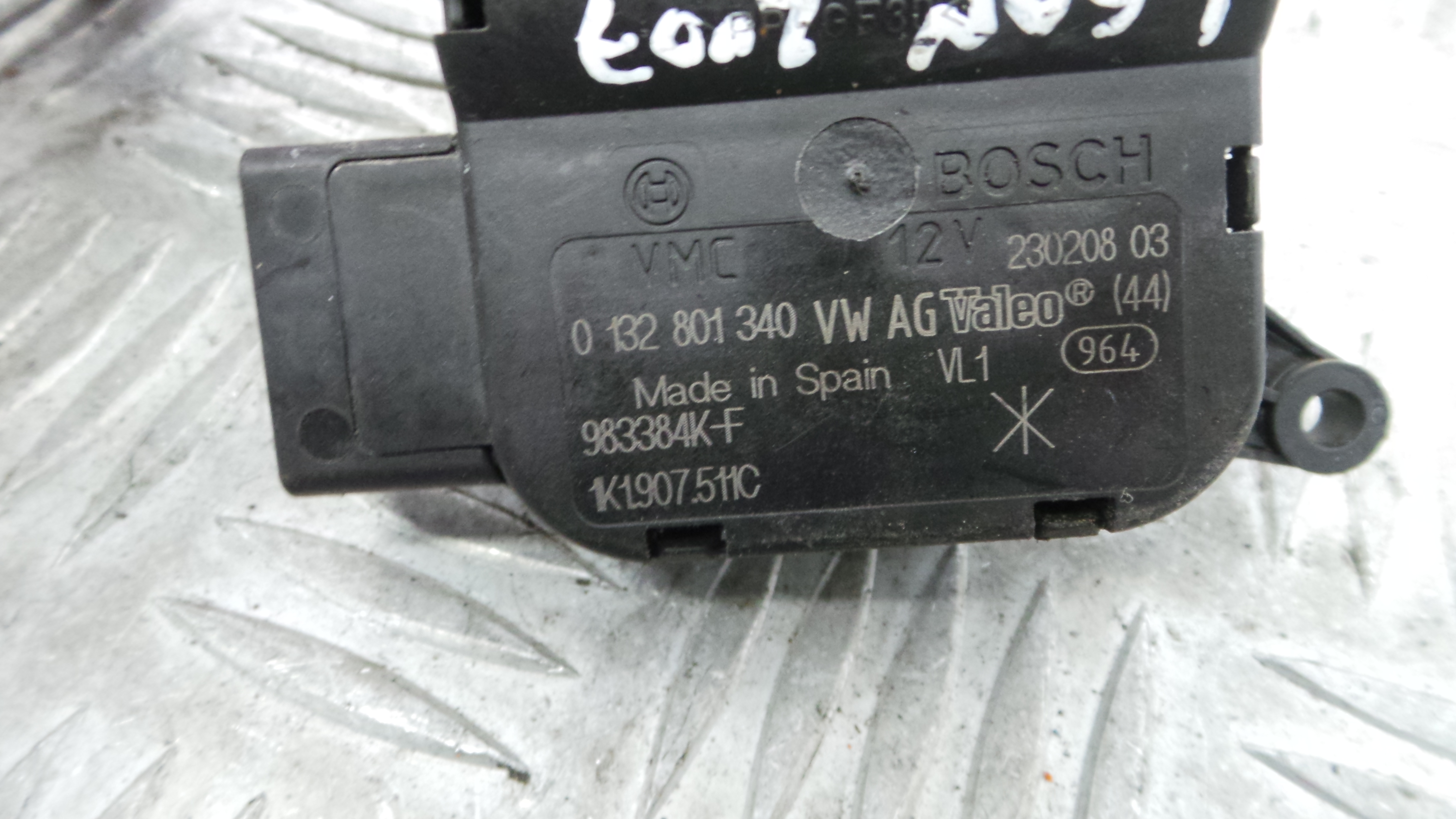 Atuador do Circuito de Ar 1K1907511C - SEAT LEON (1P1)-36386861