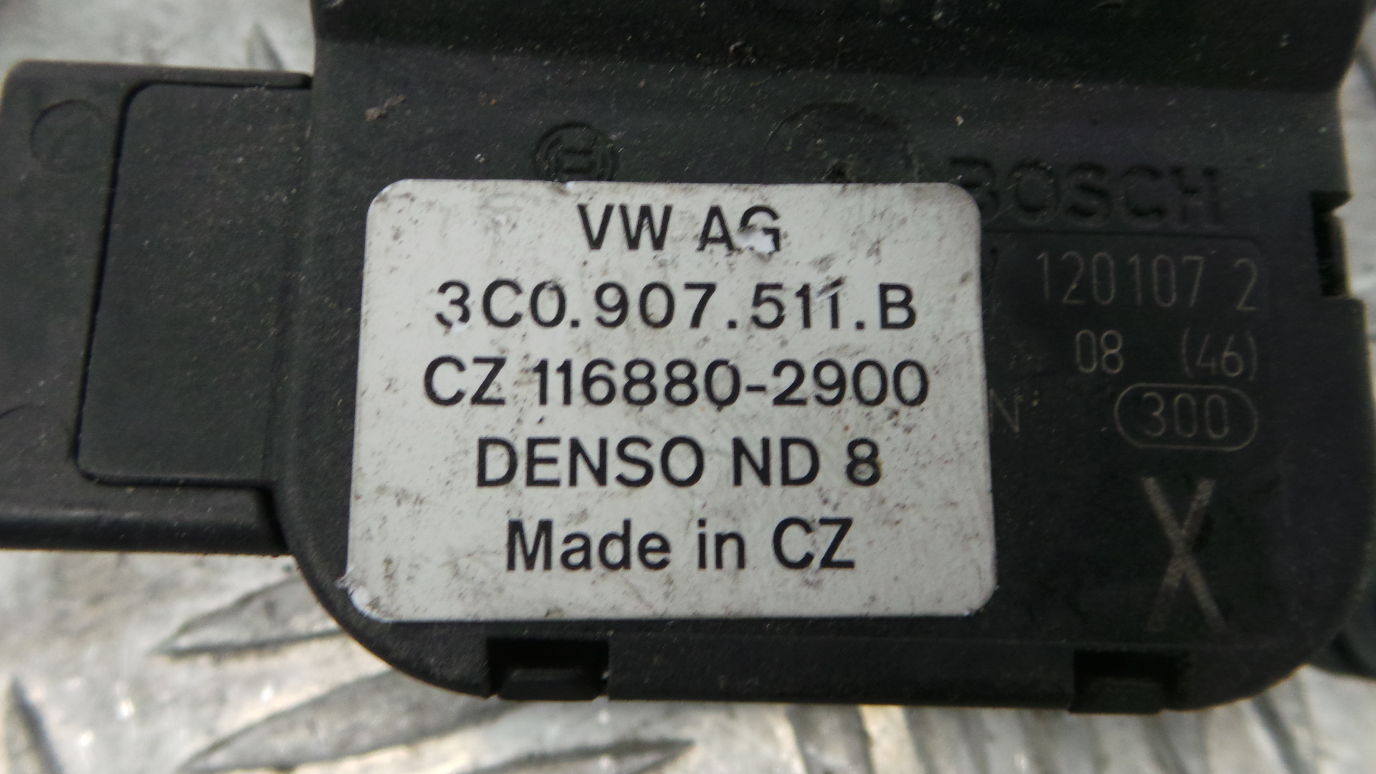 Atuador do Circuito de Ar  3C0907511B - VW GOLF V (1K1)-36386922