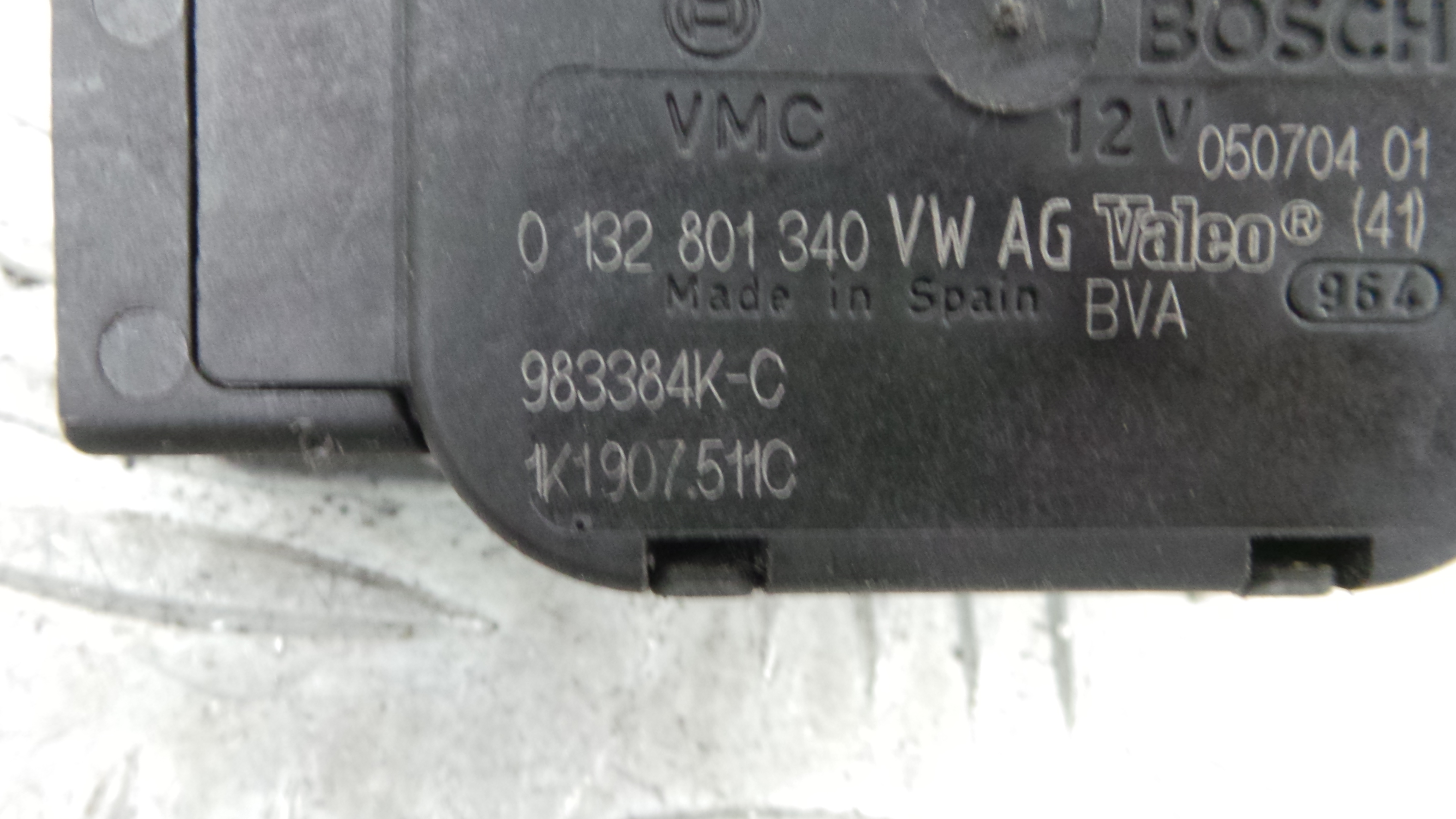 Atuador do Circuito de Ar 1K1907511C - VW POLO (9N_, 9A_)-36386943