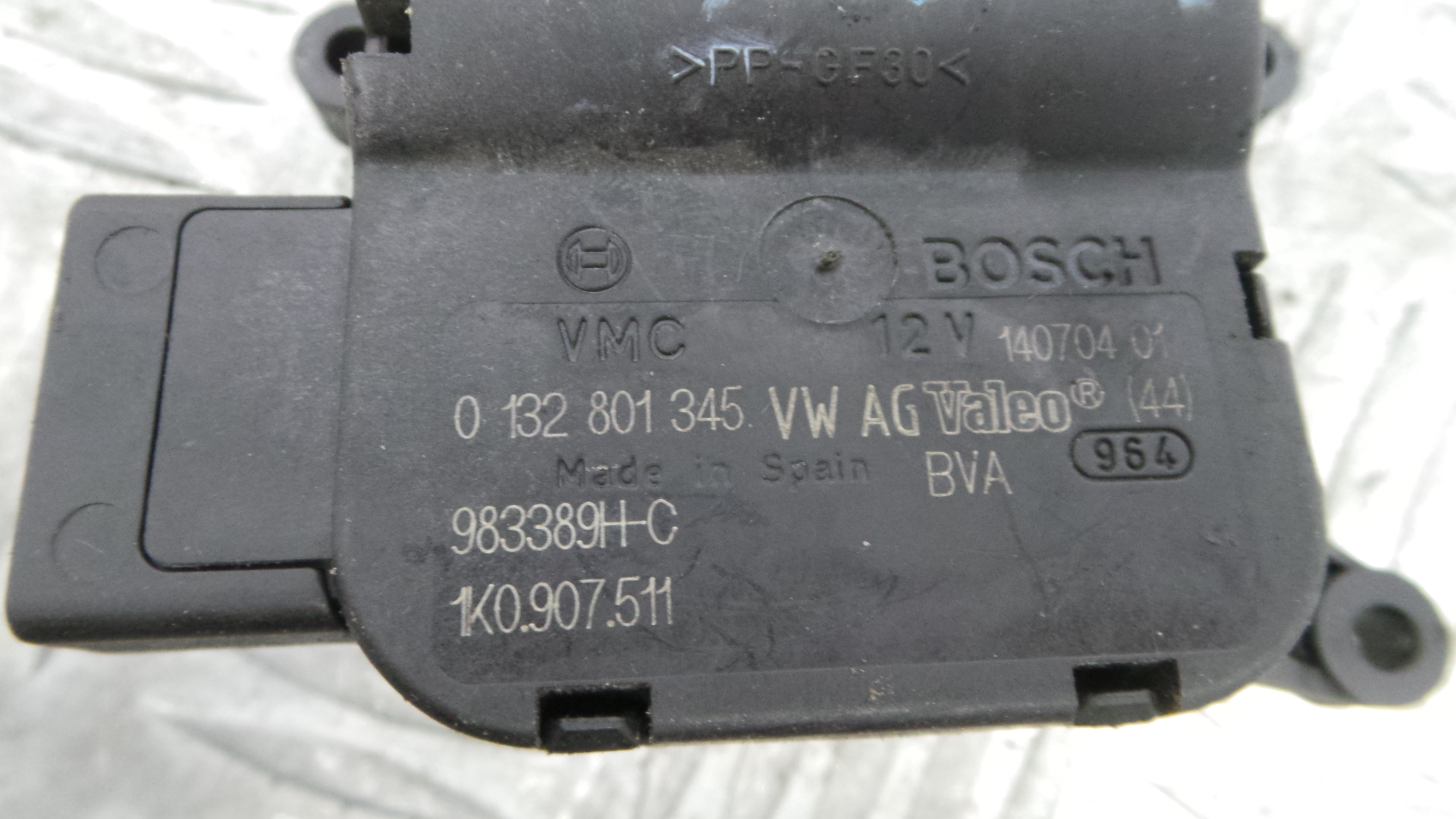 Atuador do Circuito de Ar  1K0907511 - AUDI A3 (8P1)-36386946