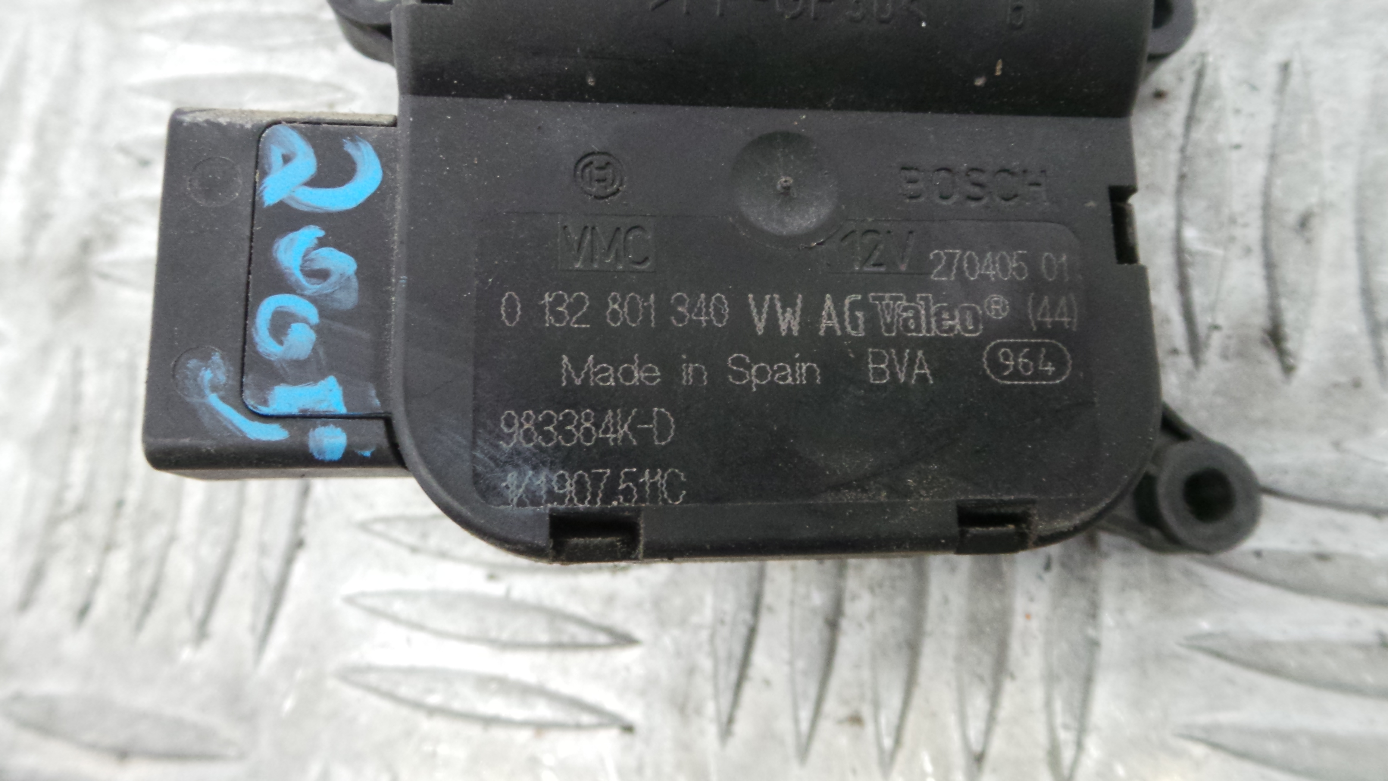 Atuador do Circuito de Ar 1K1907511C - SEAT ALTEA (5P1)-36386964