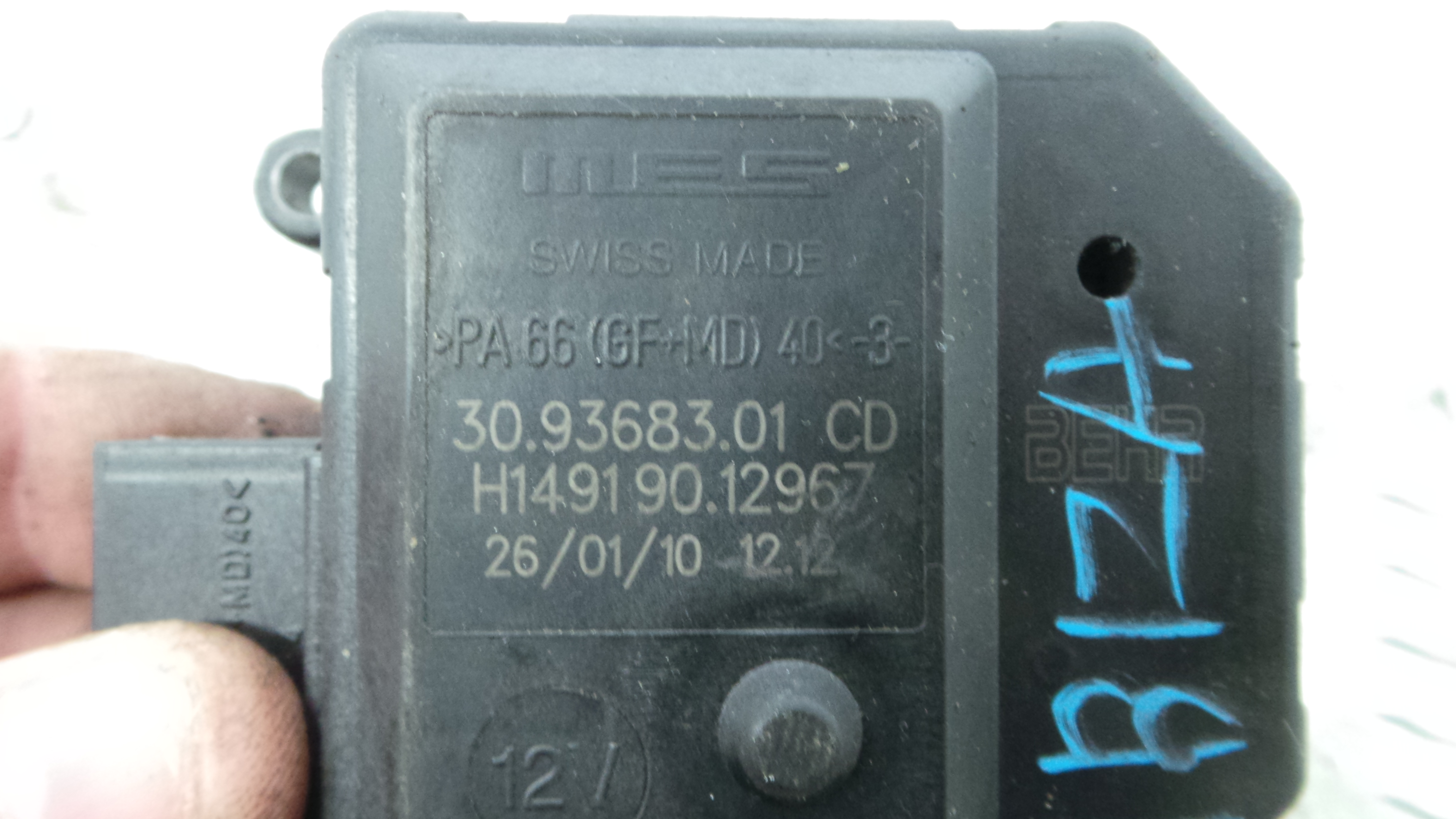 Atuador do Circuito de Ar 309368301 - SEAT IBIZA IV (6J5, 6P1), IBIZA Mk IV (6J5, 6P1)-36386979