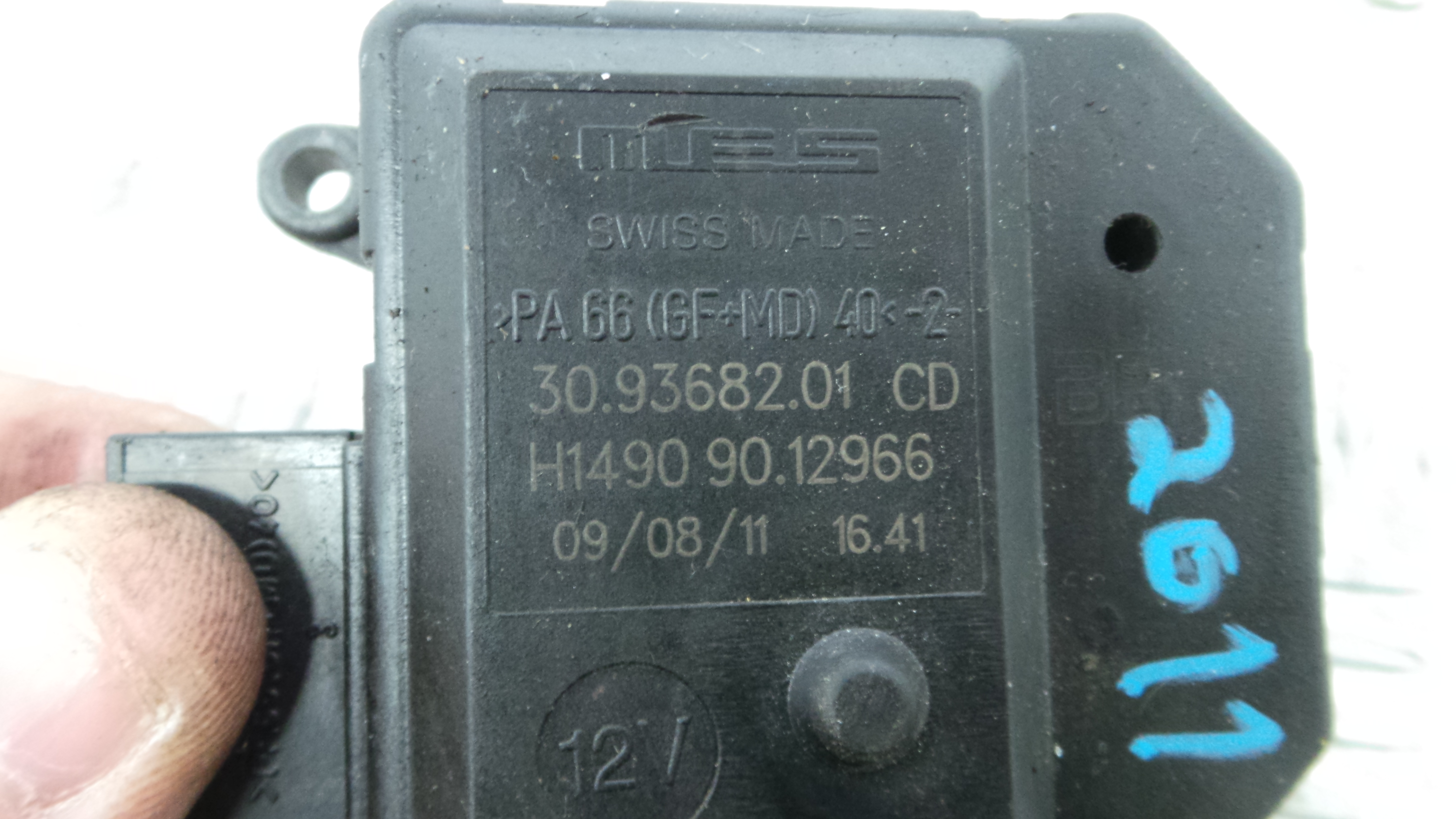 Atuador do Circuito de Ar 309368201 - SEAT IBIZA IV (6J5, 6P1), IBIZA Mk IV (6J5, 6P1)-36386985