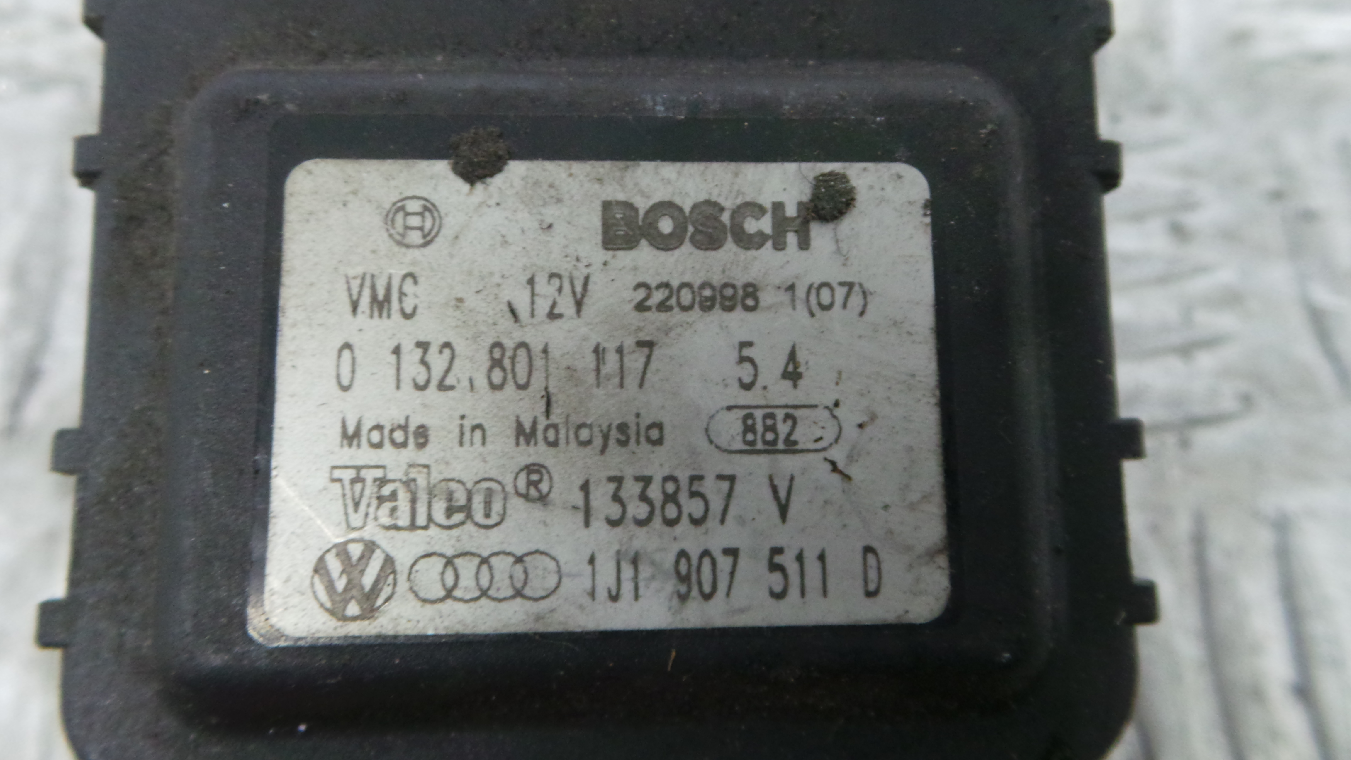 Atuador do Circuito de Ar  1J1907511D - AUDI A3 (8L1)-36387006