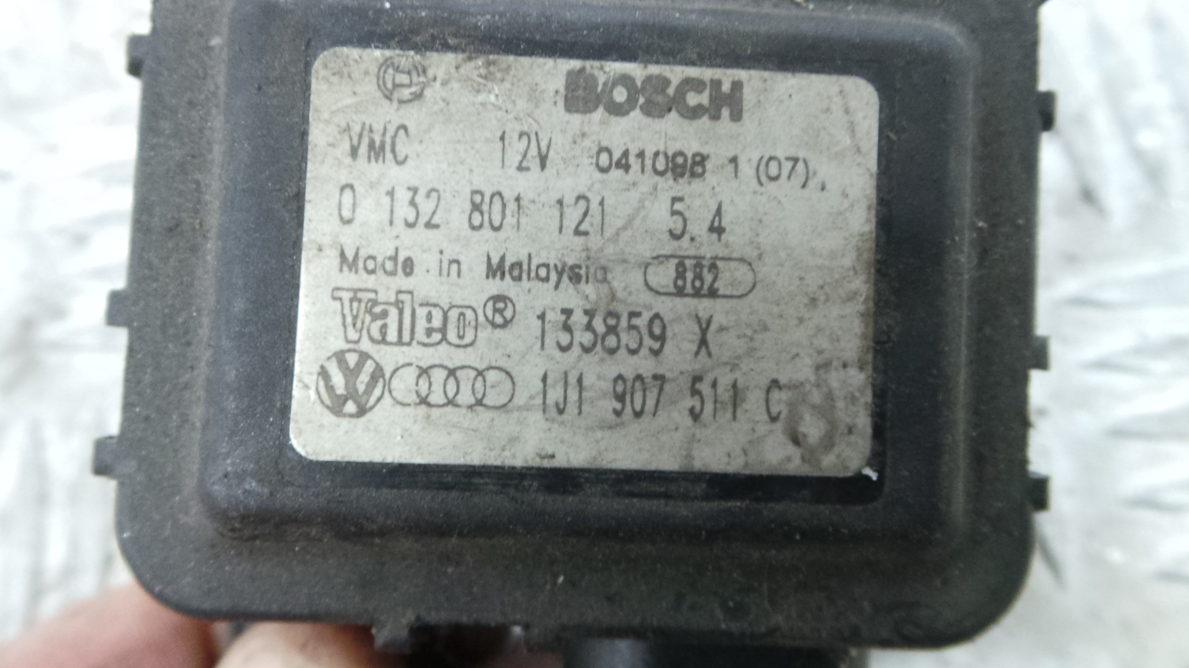 Atuador do Circuito de Ar 1J1907511C - AUDI A3 (8L1)-36387023