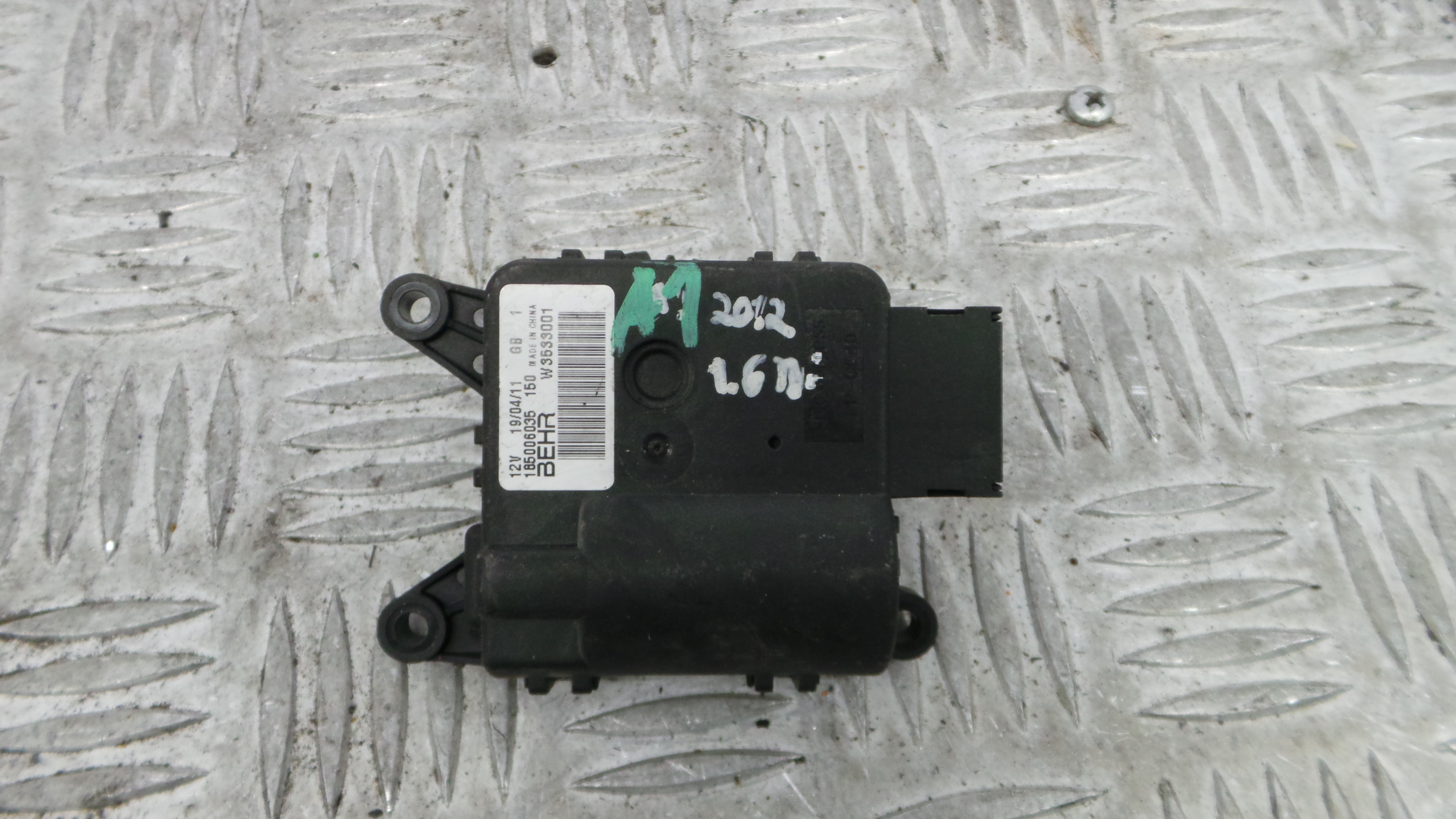 Atuador do Circuito de Ar  185006035 - AUDI A1 (8X1, 8XK)-36387123
