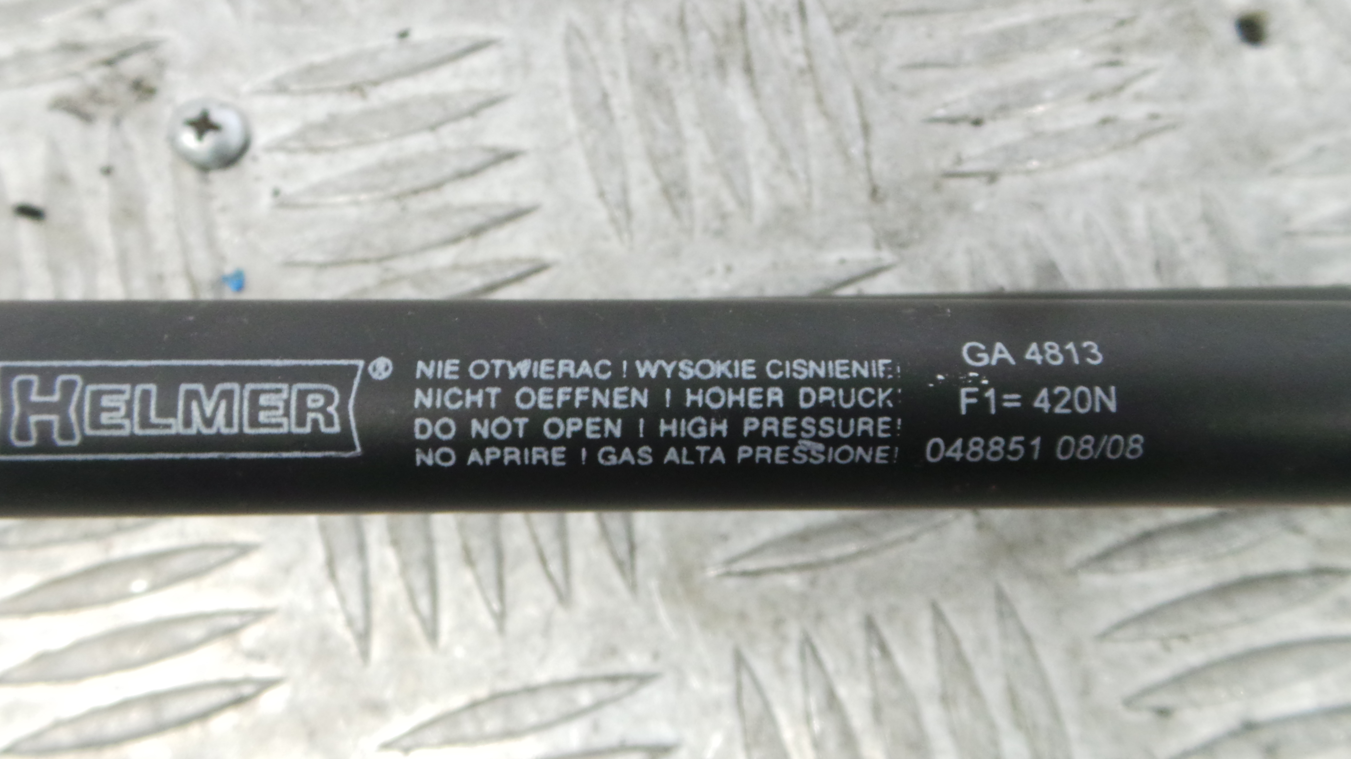 Amortecedor da Mala 048851 - AUDI A3 (8L1)-36400922