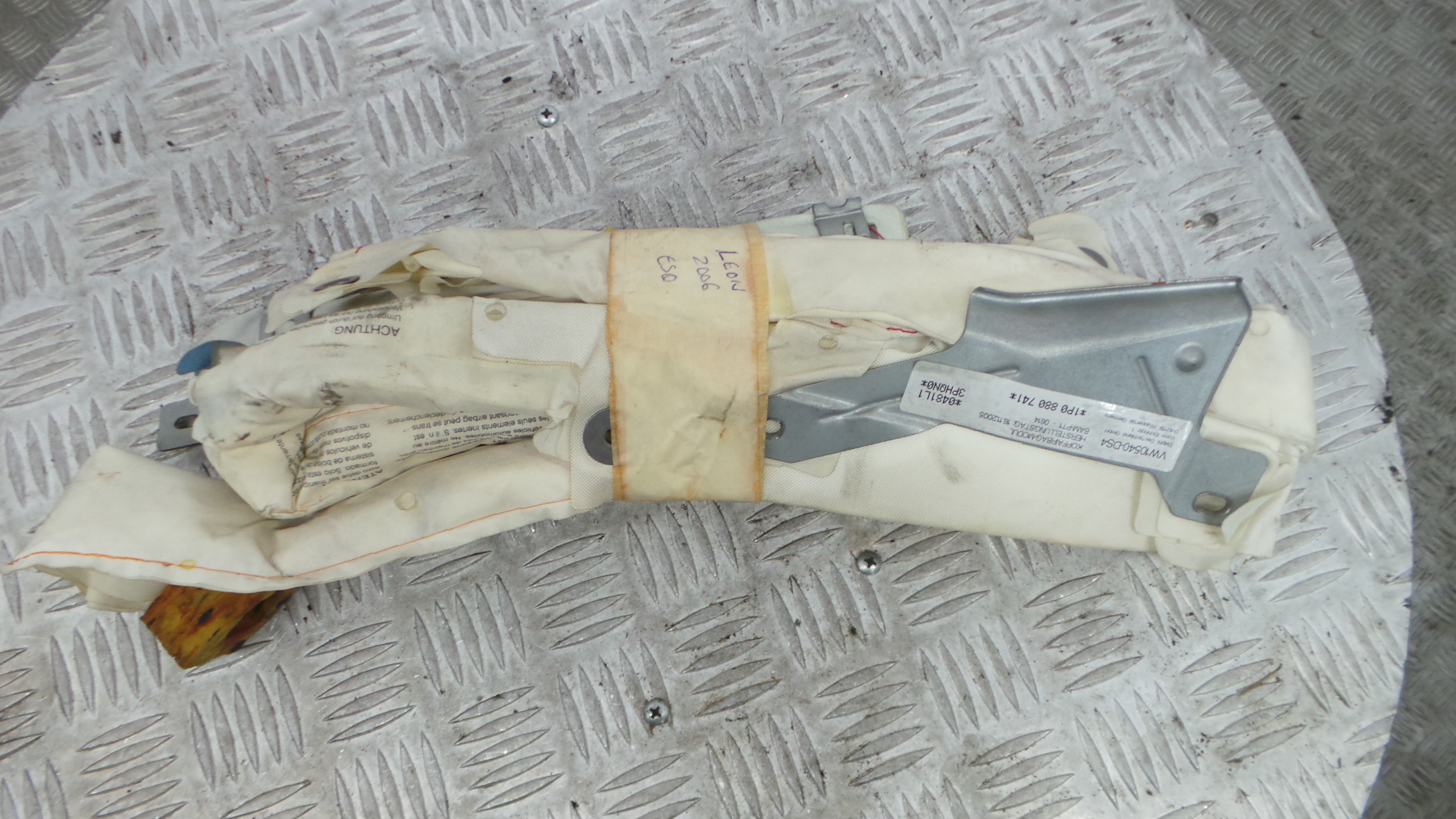 Airbags de Cortina Esq 1P0880741 - SEAT LEON (1P1)-36402589 Airbags de Cortina Esq 1P0880741 - SEAT LEON (1P1)-36402589