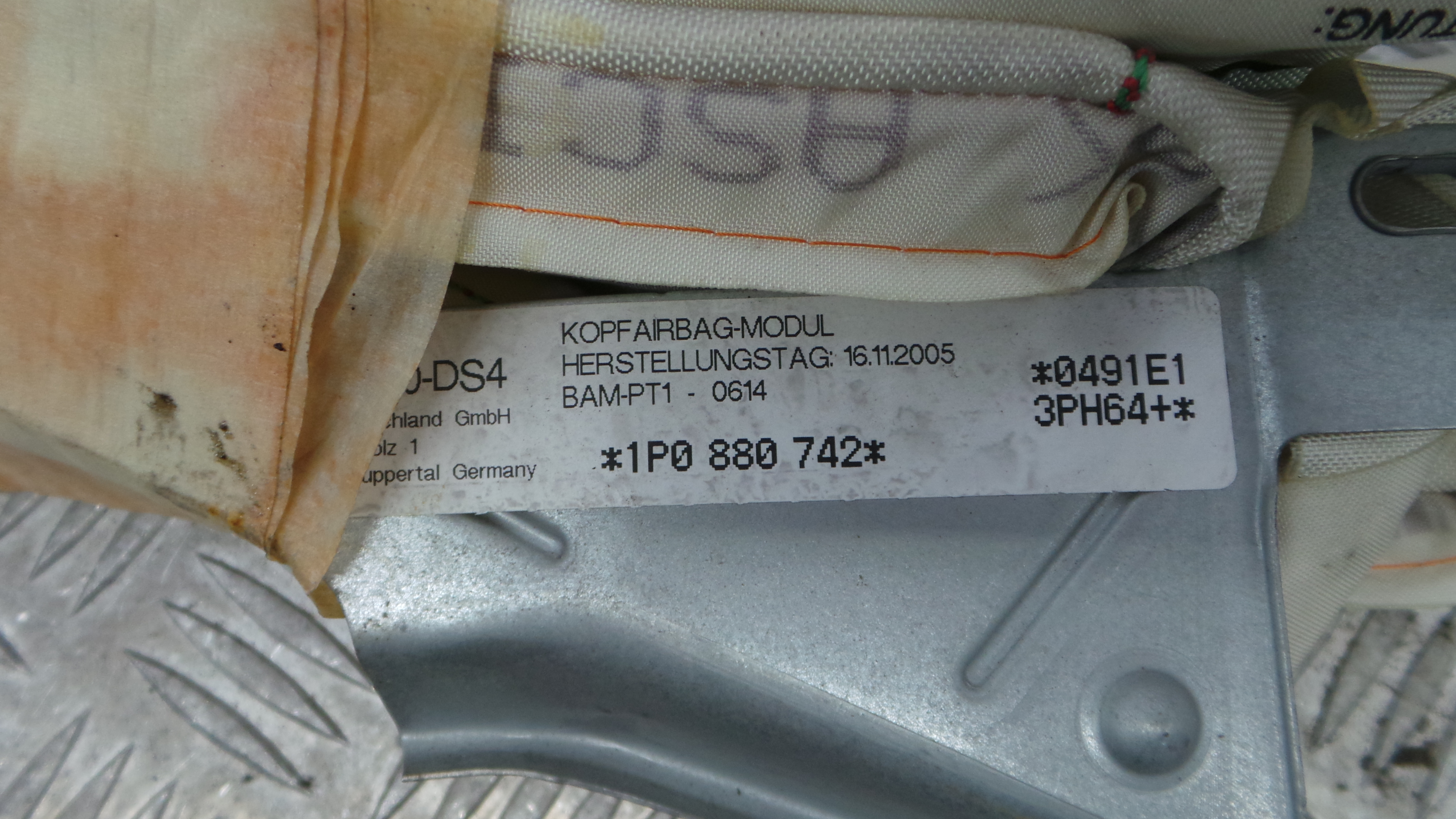 Airbags de Cortina Dto 1P0880742 - SEAT LEON (1P1)-36402593