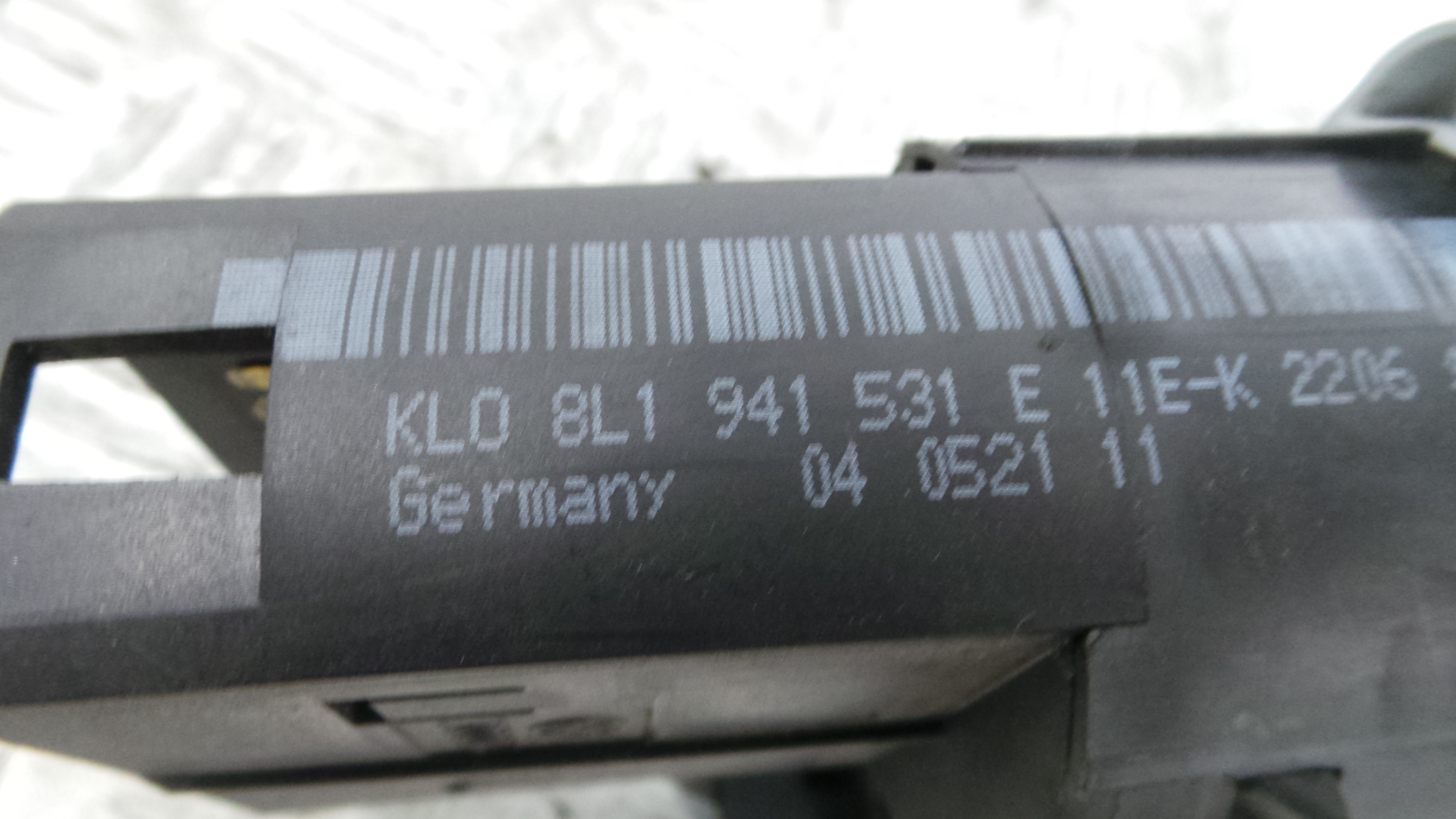 Comando das luzes 8L1941531E - AUDI A3 (8L1)-36403762