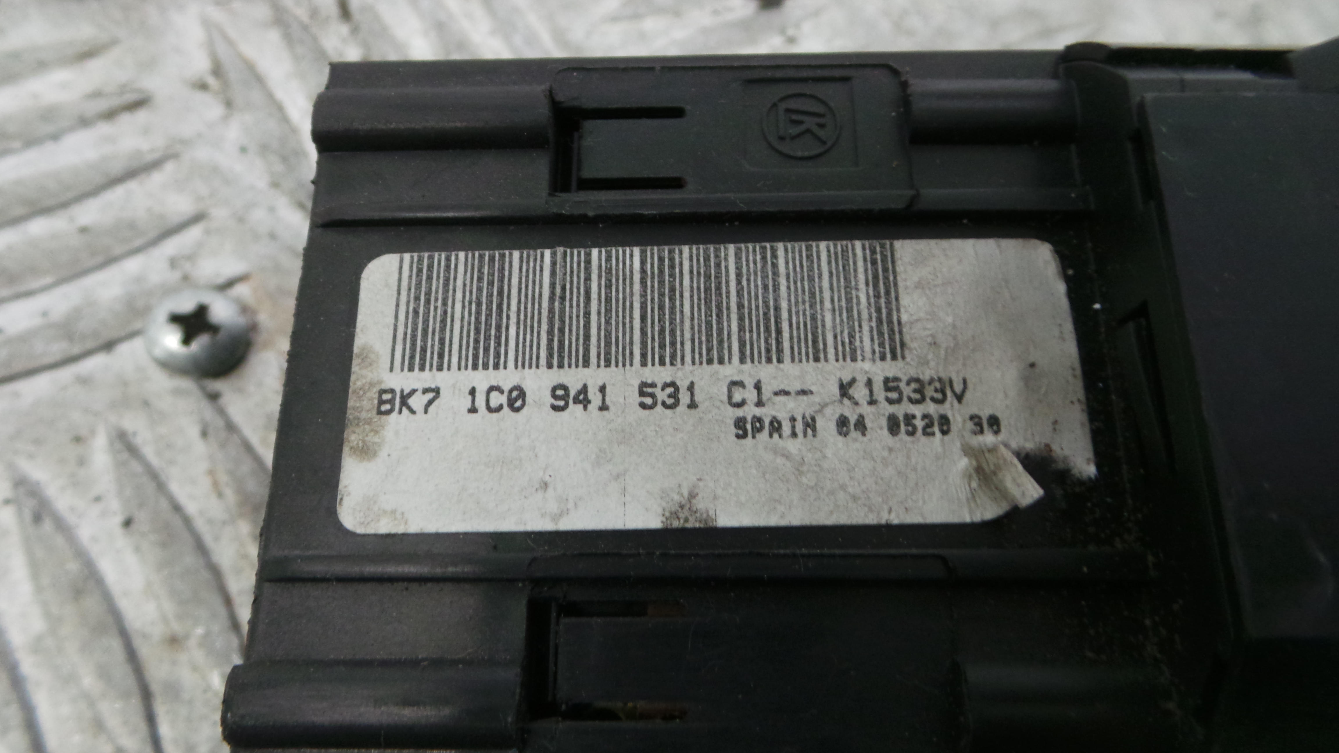 Comando das luzes  1C0941531 - VW GOLF IV (1J1), GOLF Mk IV (1J1)-36403768