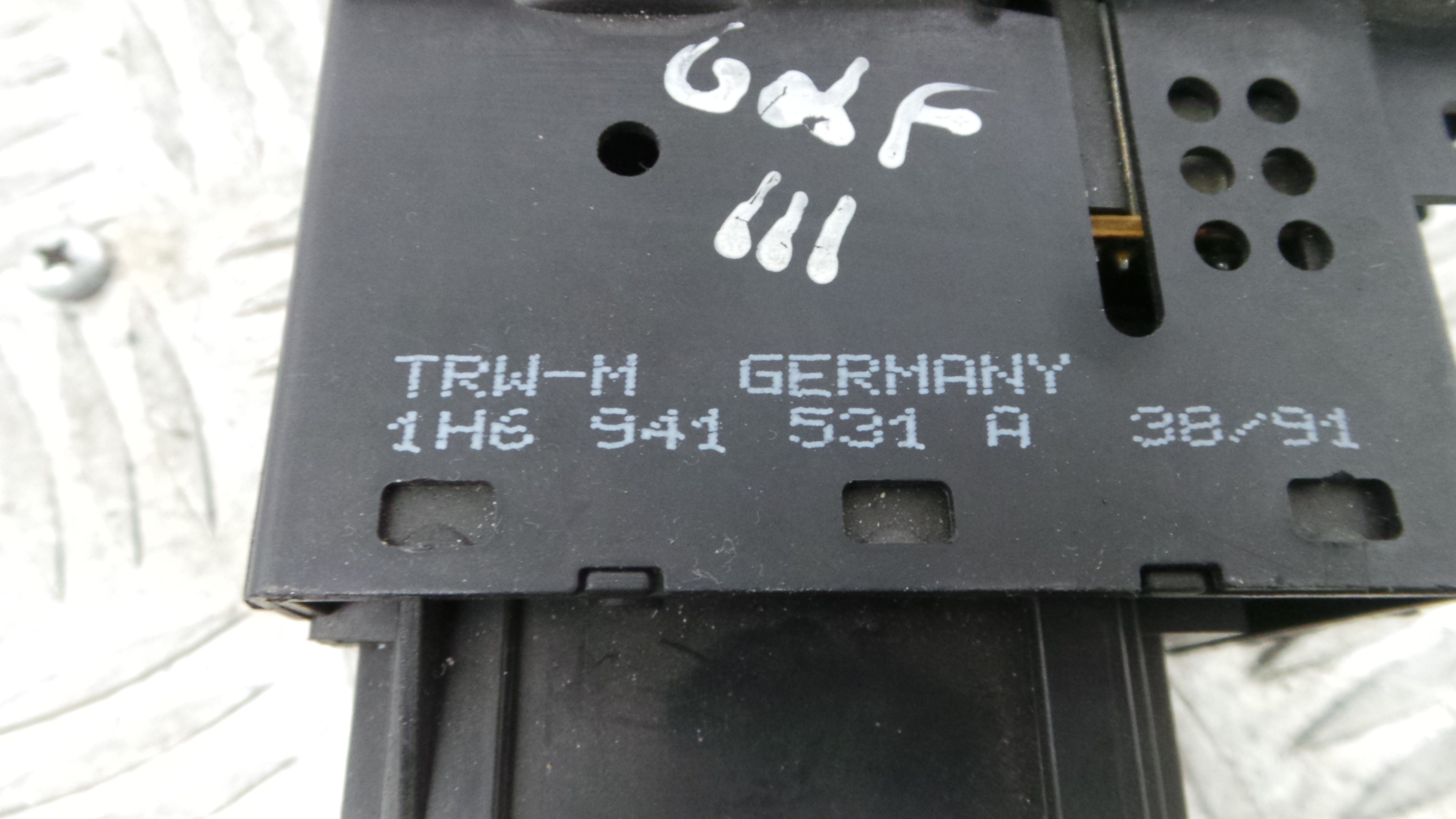 Comando das luzes  1H6941531A - VW GOLF III (1H1), GOLF Mk III (1H1)-36403799