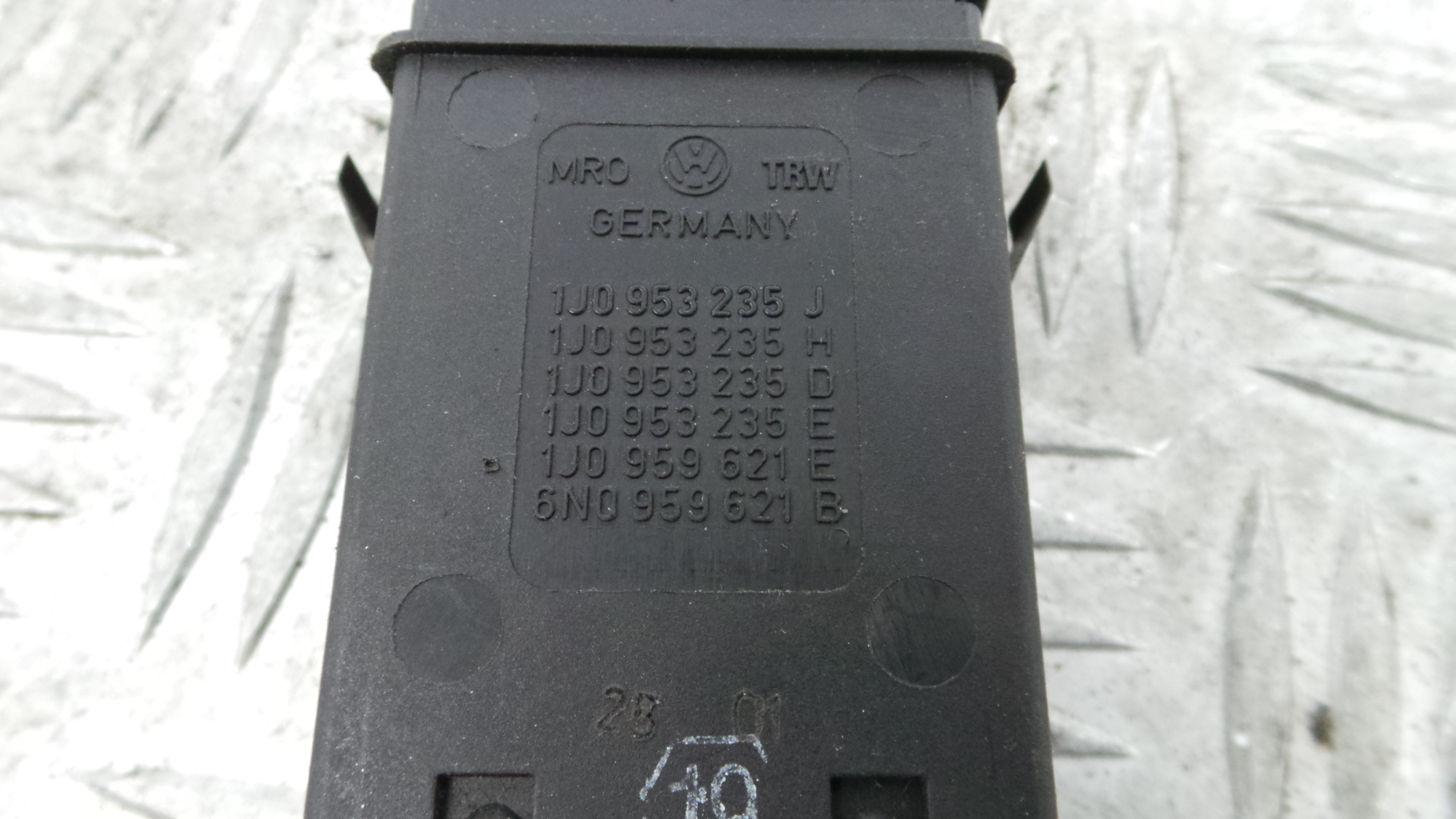 Comutador Interruptor Desembaciador Vidro 1J0953235J - VW GOLF IV (1J1), GOLF Mk IV (1J1)-36403905