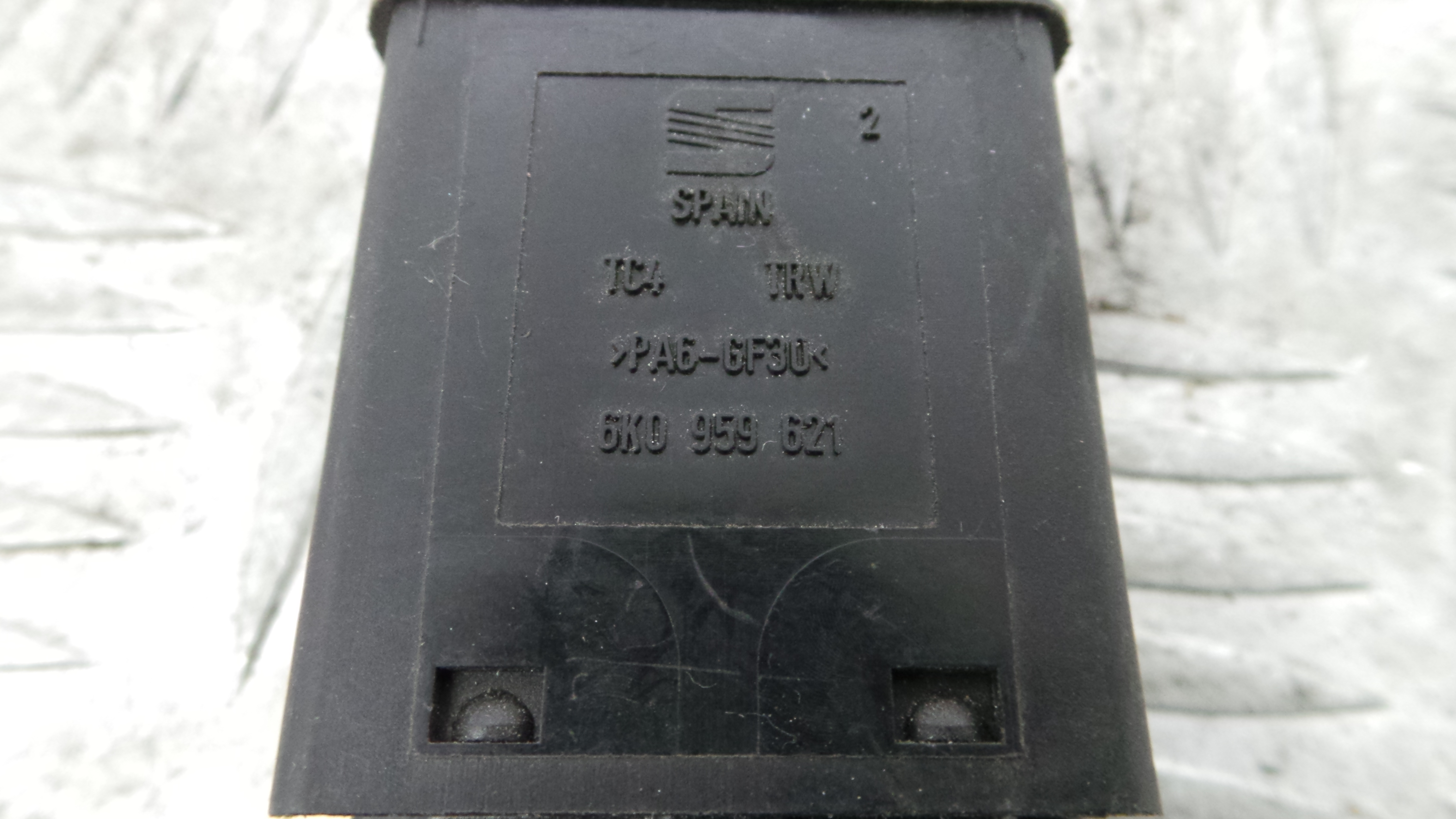 Comutador Interruptor Desembaciador Vidro 6K0959621 - SEAT IBIZA II (6K1), IBIZA Mk II (6K1)-36403927