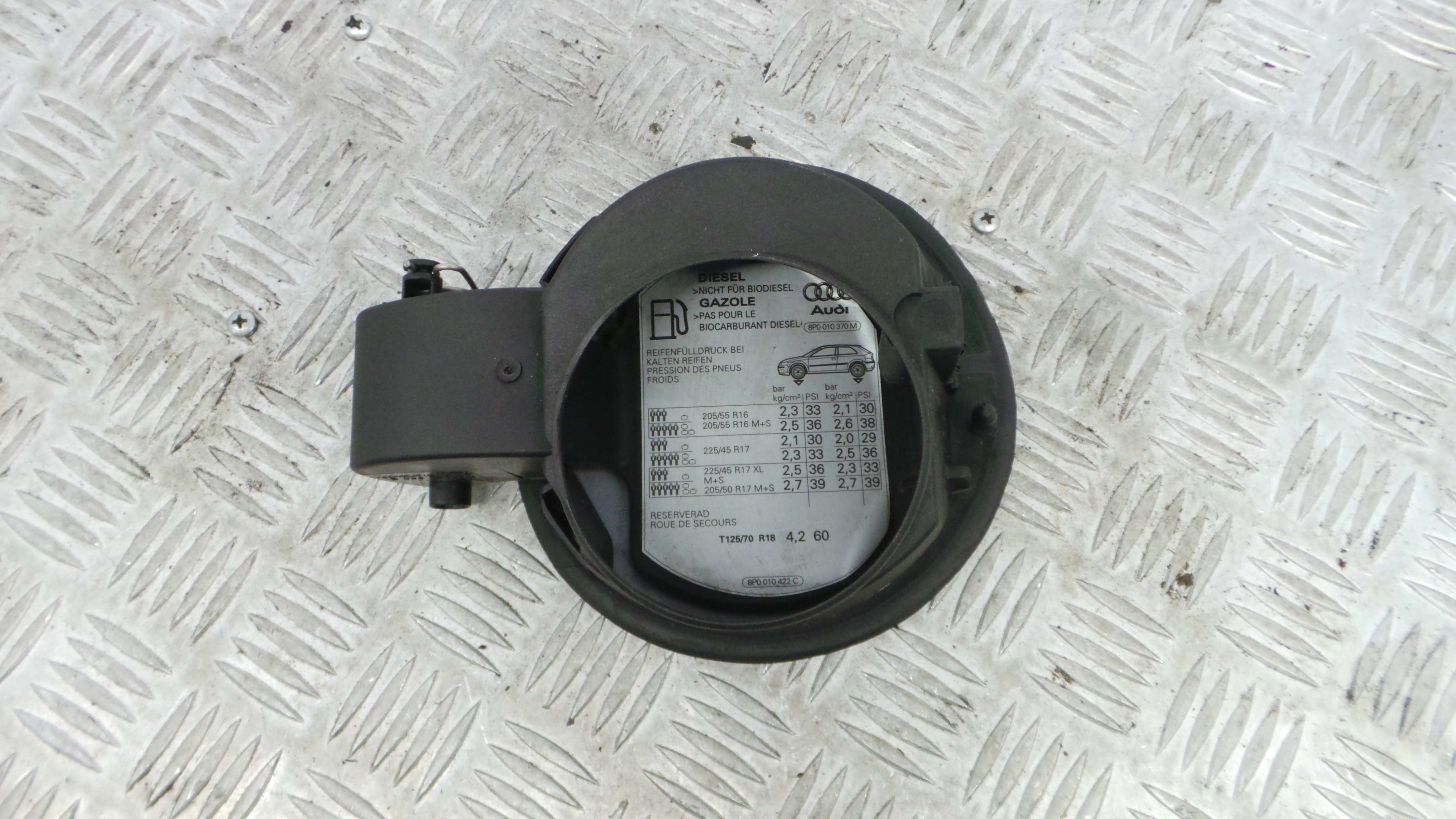 Tampão de Combustivel 8P0809999C - AUDI A3 (8P1)-36405968