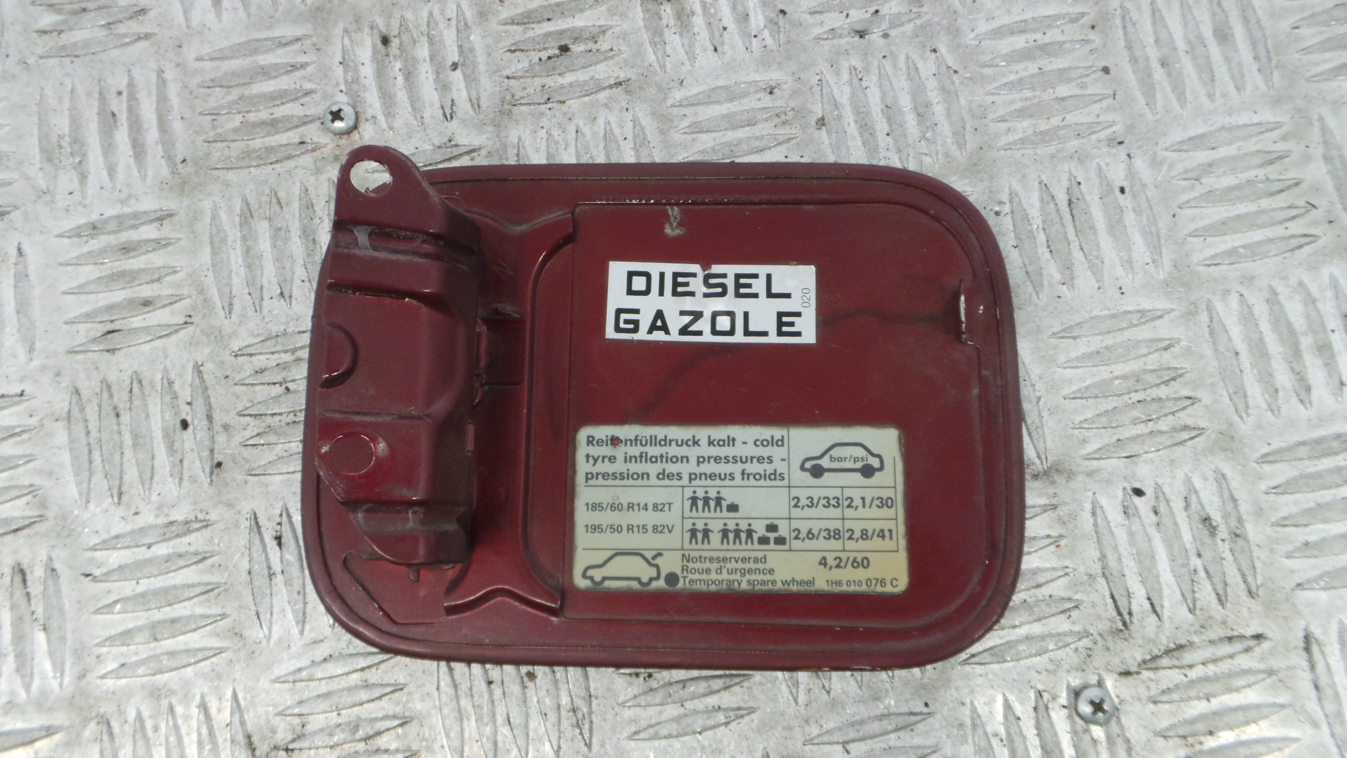 Tampão de Combustivel 1H0809905 - VW GOLF III (1H1), GOLF Mk III (1H1)-36406479