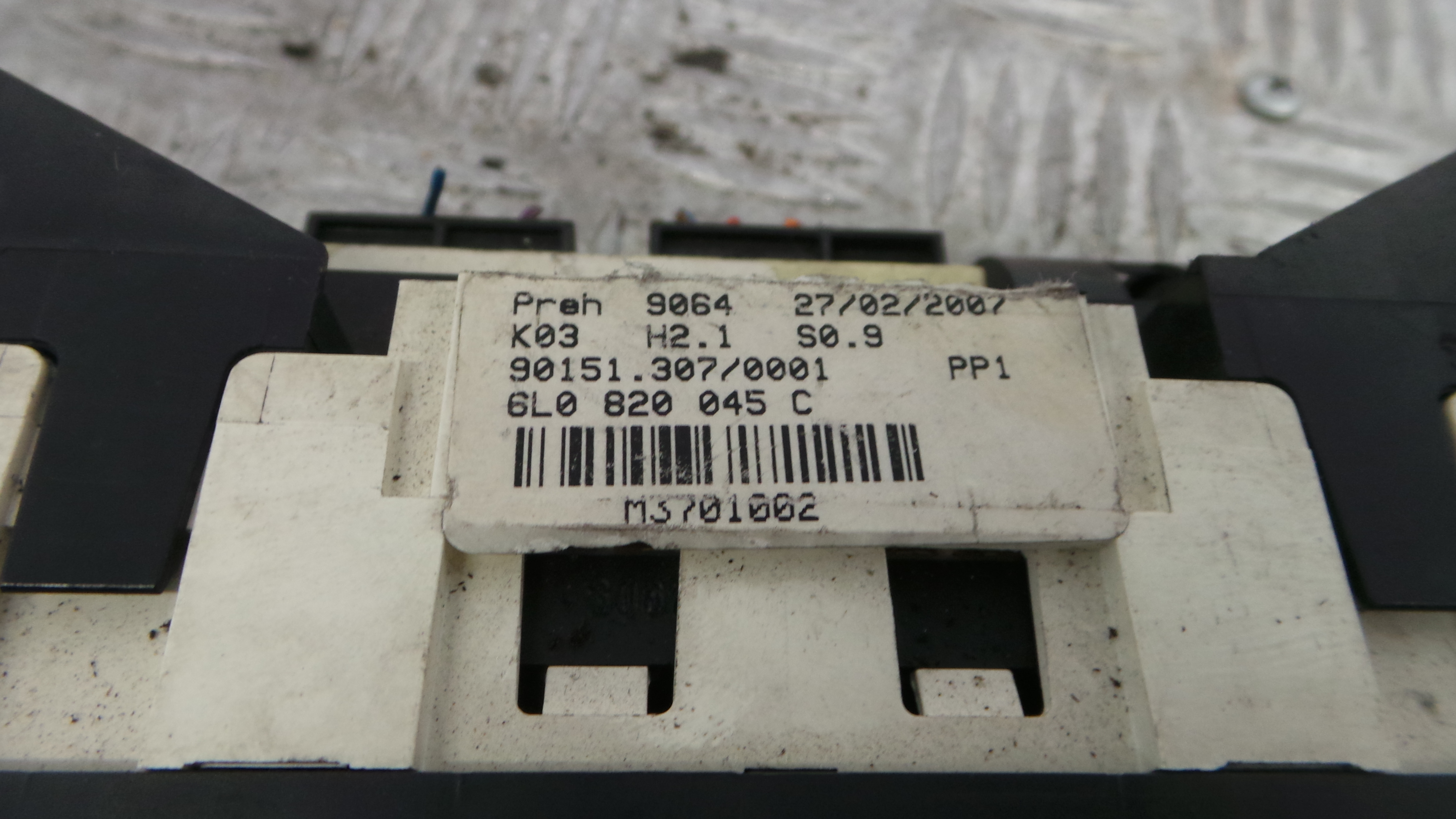 Comando da Sofagem / Climatronic 6L0820045C - SEAT IBIZA III (6L1), IBIZA Mk III (6L1)-36407178