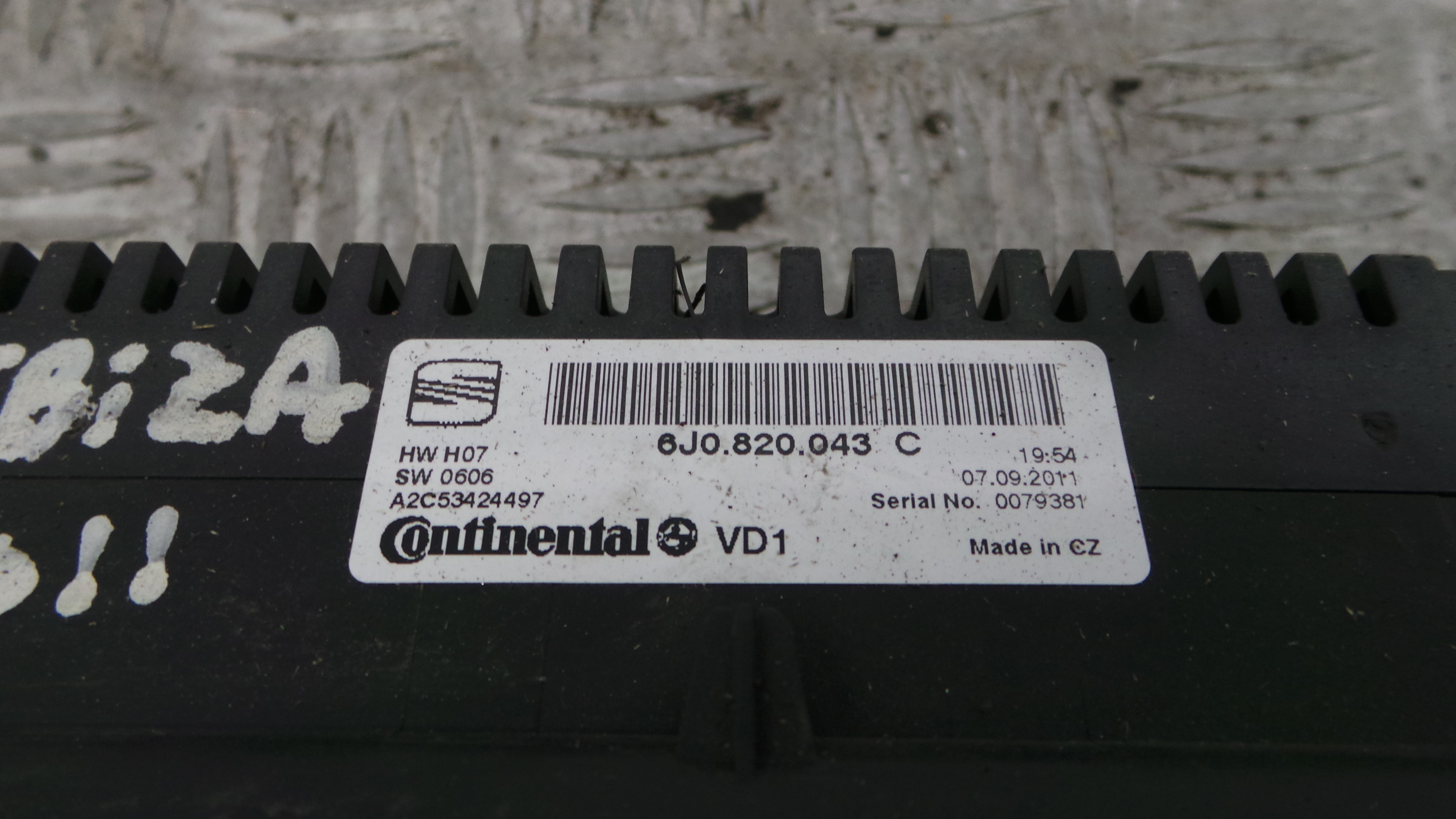 Comando da Sofagem / Climatronic 6J0820043C - SEAT IBIZA IV (6J5, 6P1), IBIZA Mk IV (6J5, 6P1)-36407196