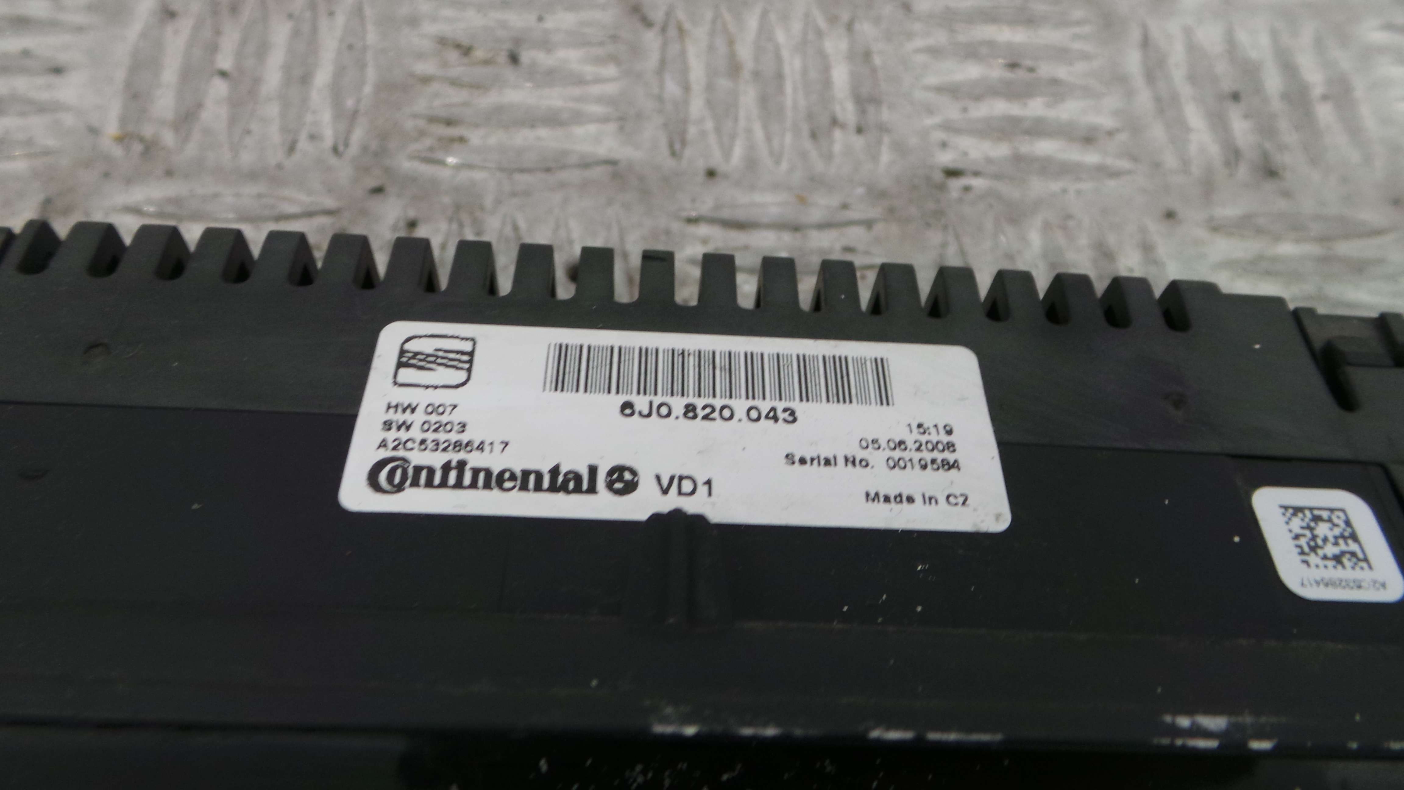 Comando da Sofagem / Climatronic 6J0820043 - SEAT IBIZA IV (6J5, 6P1), IBIZA Mk IV (6J5, 6P1)-36407199