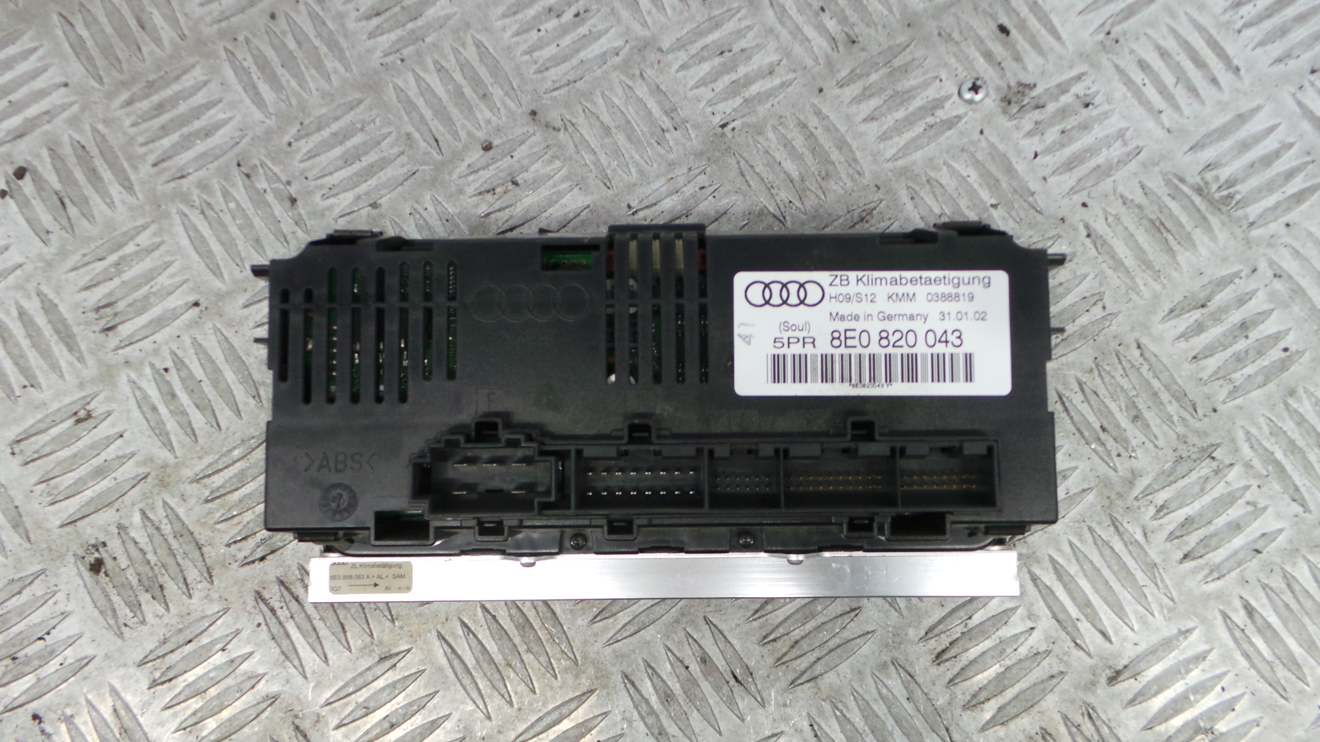 Comando da Sofagem / Climatronic 8E0820043 - AUDI A4 B7 (8EC)-36407208