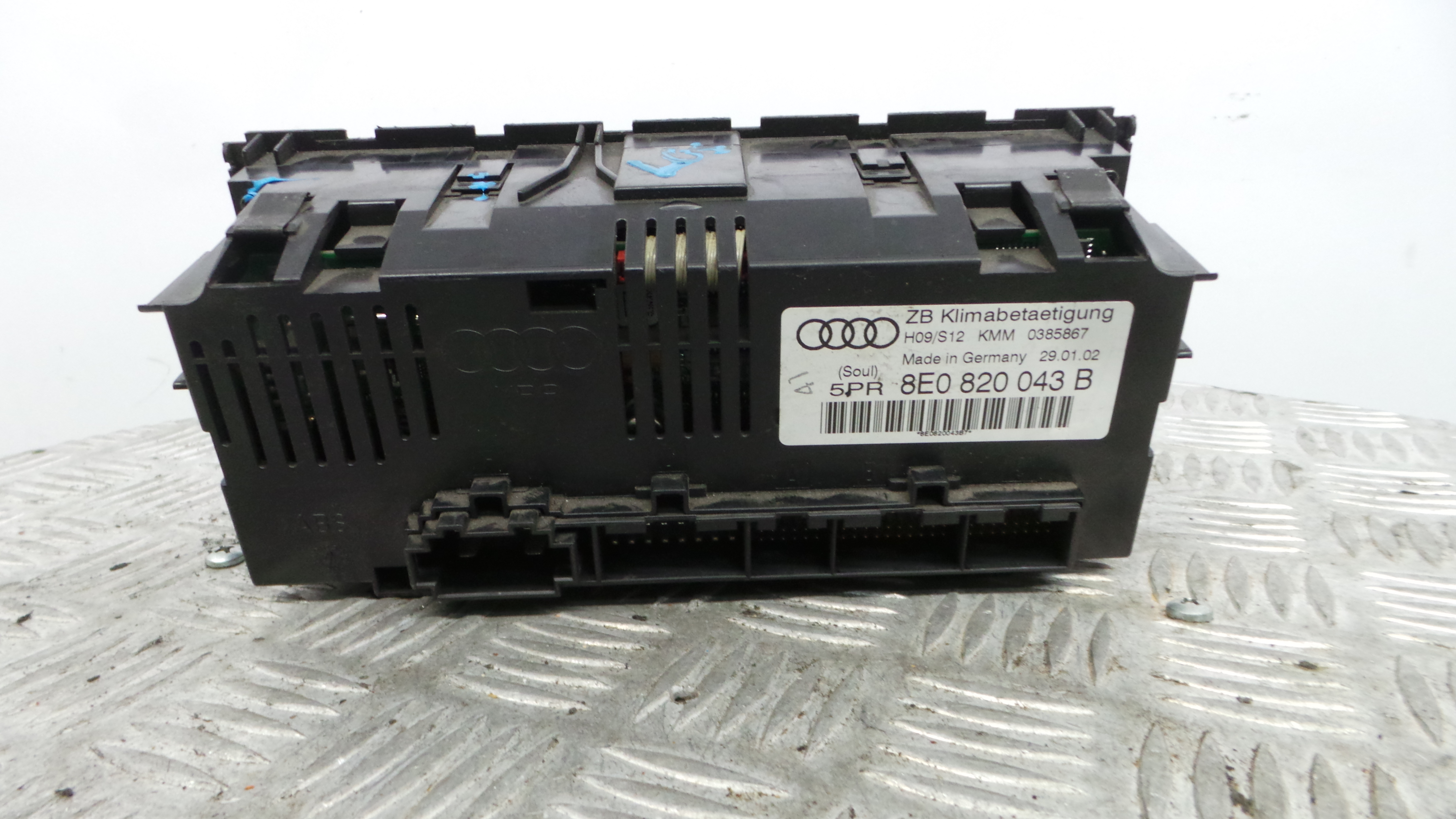 Comando da Sofagem / Climatronic 8E0820043B - AUDI A4 B6 (8E2)-36407235