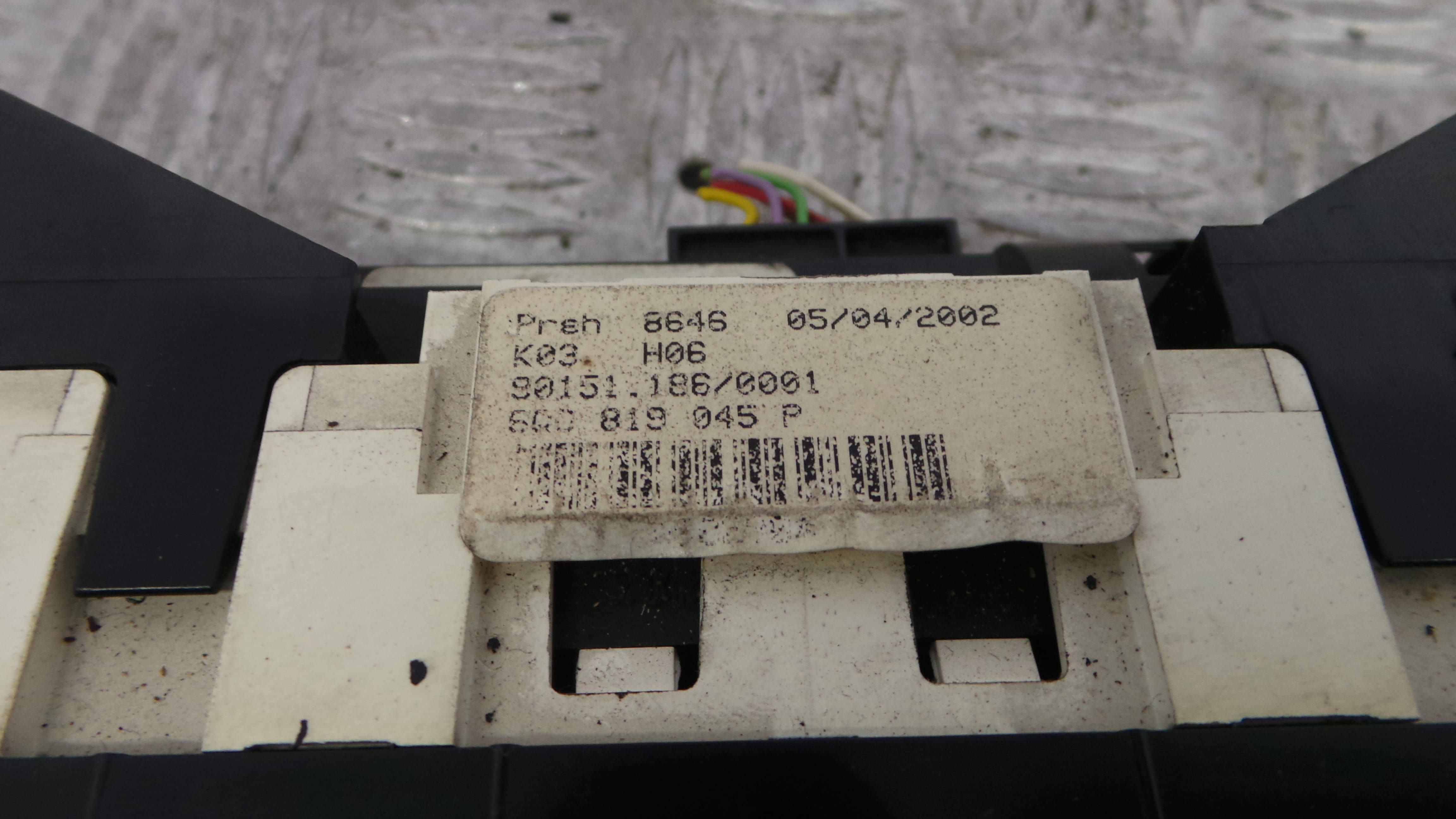 Comando da Sofagem / Climatronic 6Q0819045P - VW POLO (9N_, 9A_)-36407264