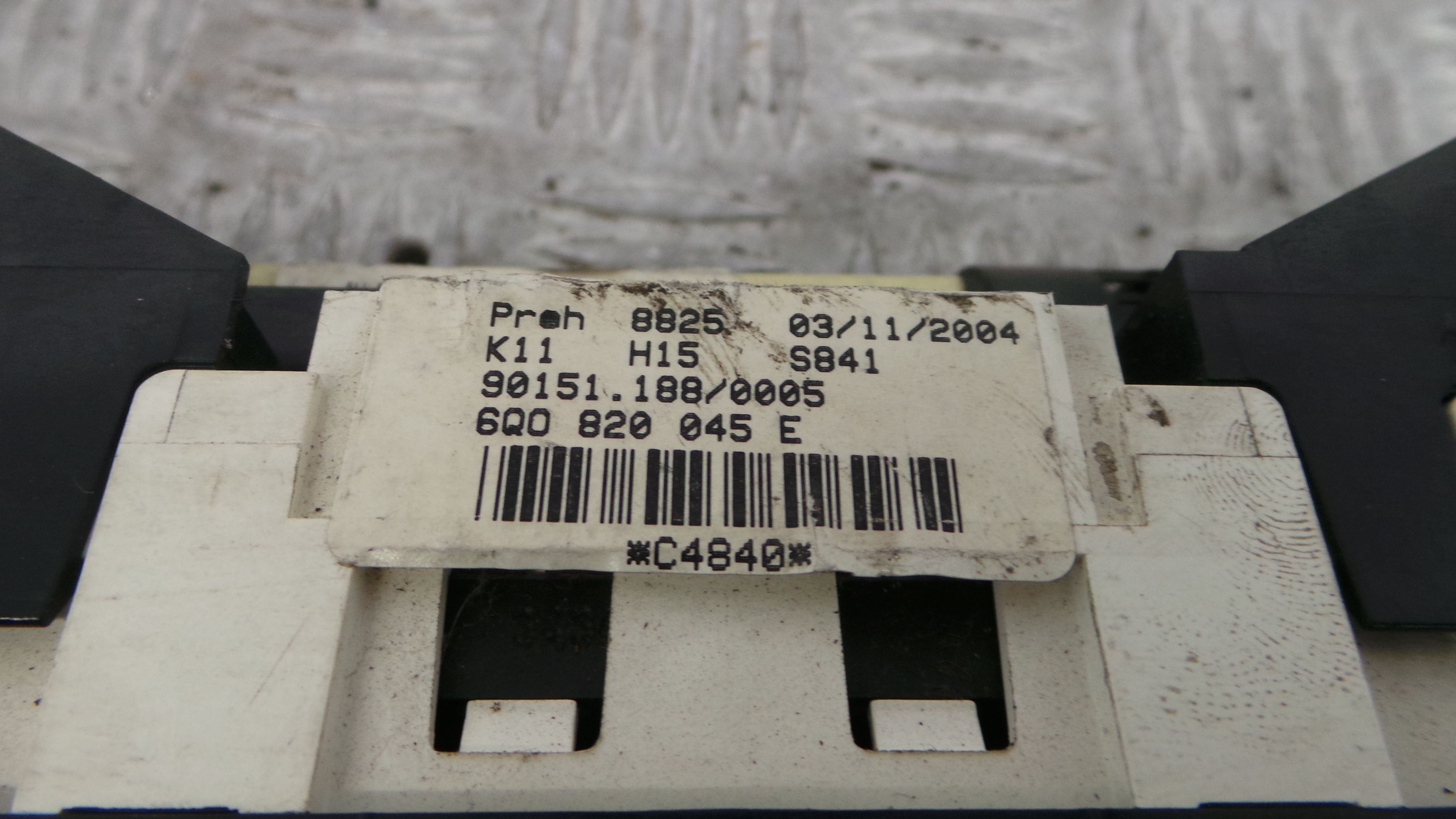 Comando da Sofagem / Climatronic 6Q0820045E - VW POLO (9N_, 9A_)-36407303