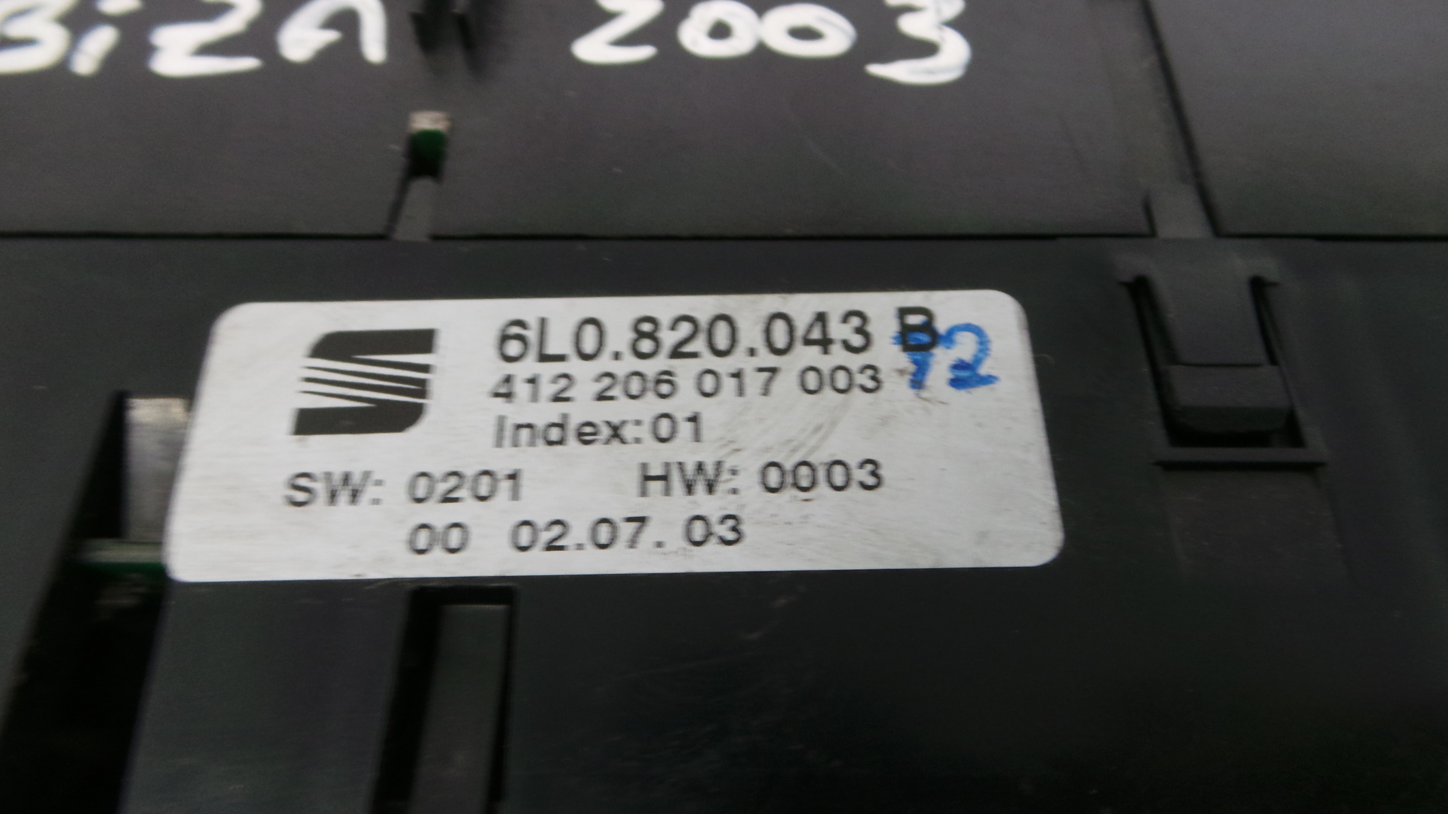 Comando da Sofagem / Climatronic 6L0820043B - SEAT IBIZA III (6L1), IBIZA Mk III (6L1)-36407309