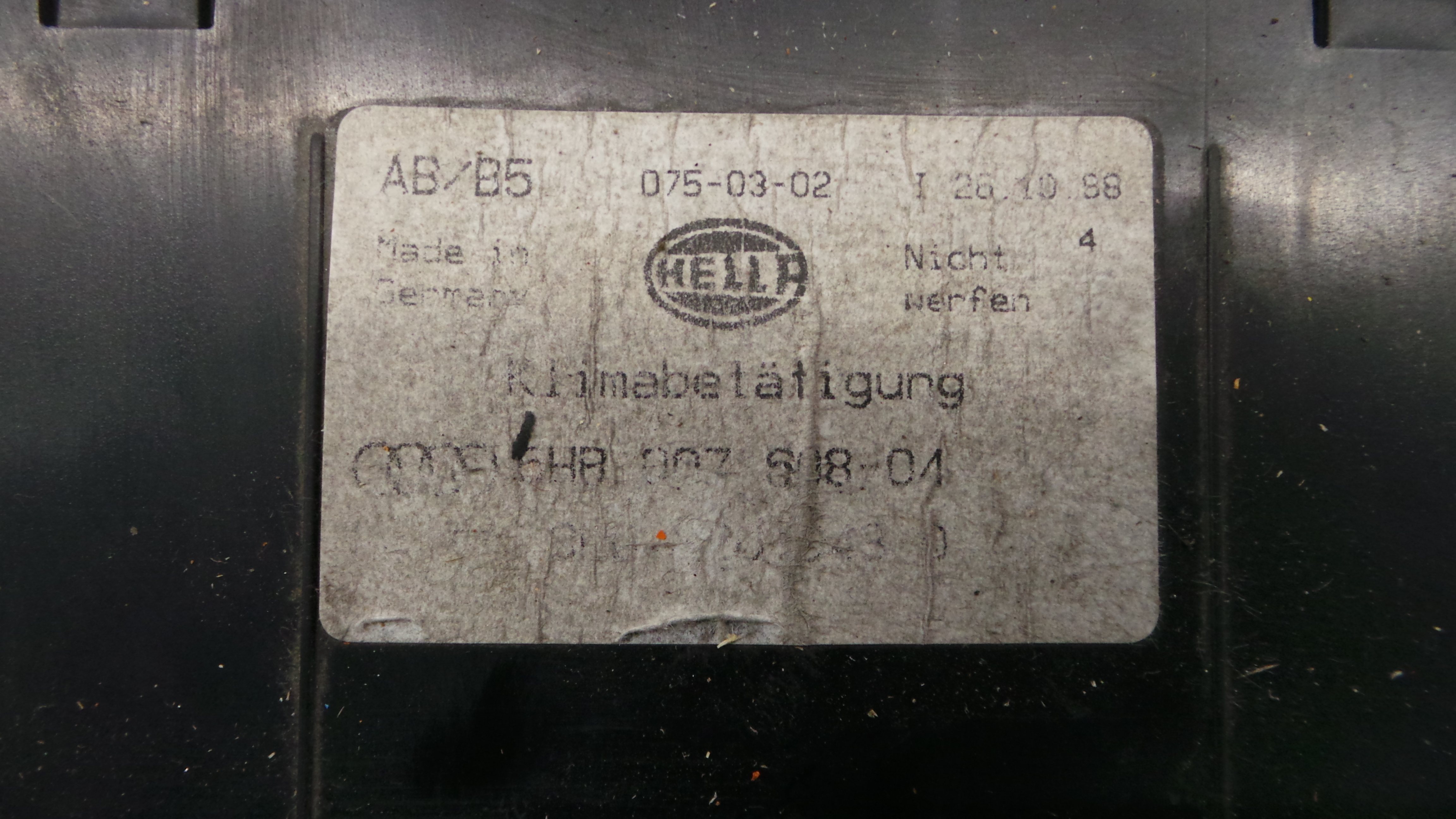 Comando da Sofagem / Climatronic 8L0820043D - AUDI A3 (8L1)-36408331