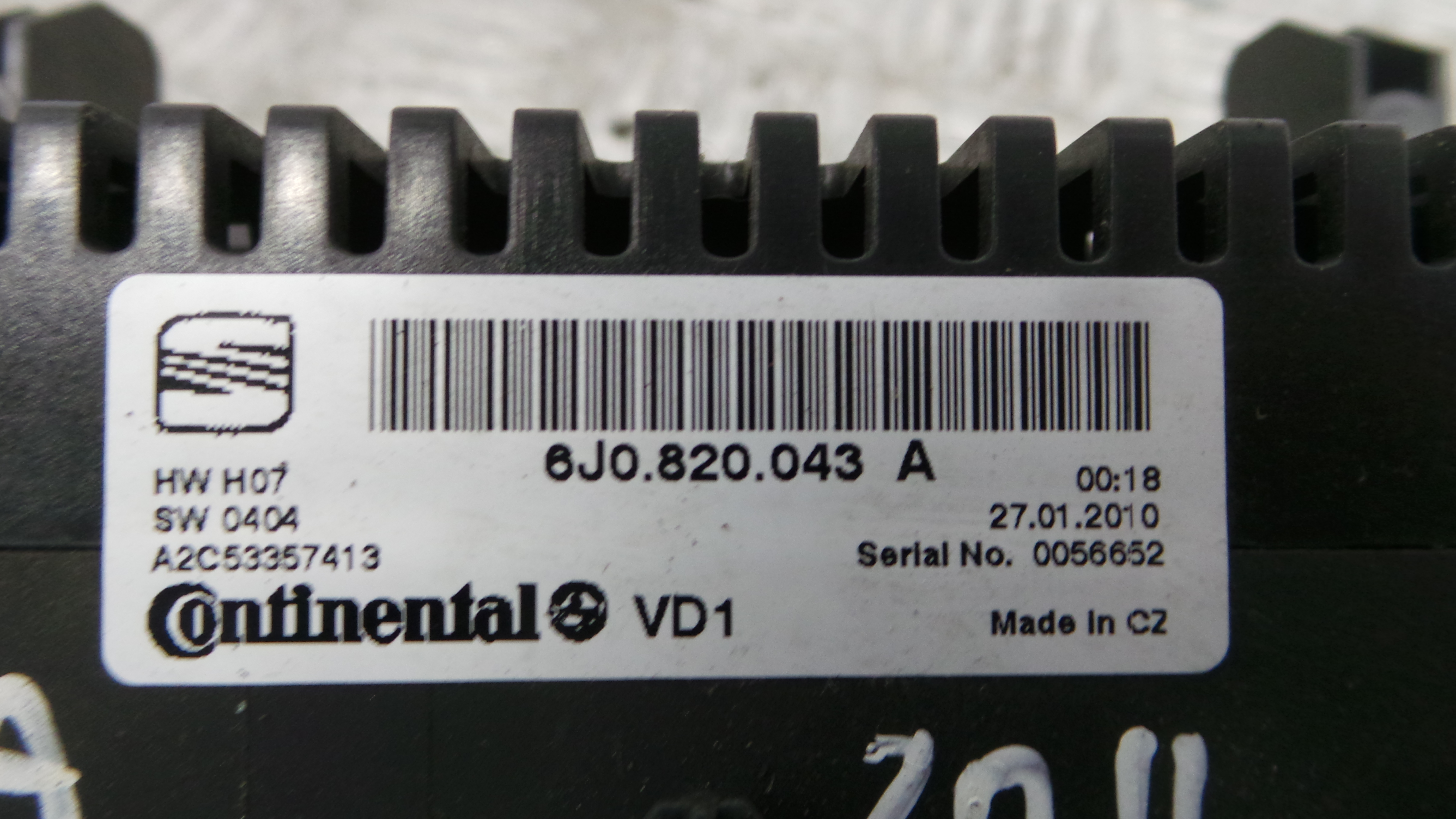 Comando da Sofagem / Climatronic 6J0820043A - SEAT IBIZA IV (6J5, 6P1), IBIZA Mk IV (6J5, 6P1)-36408336