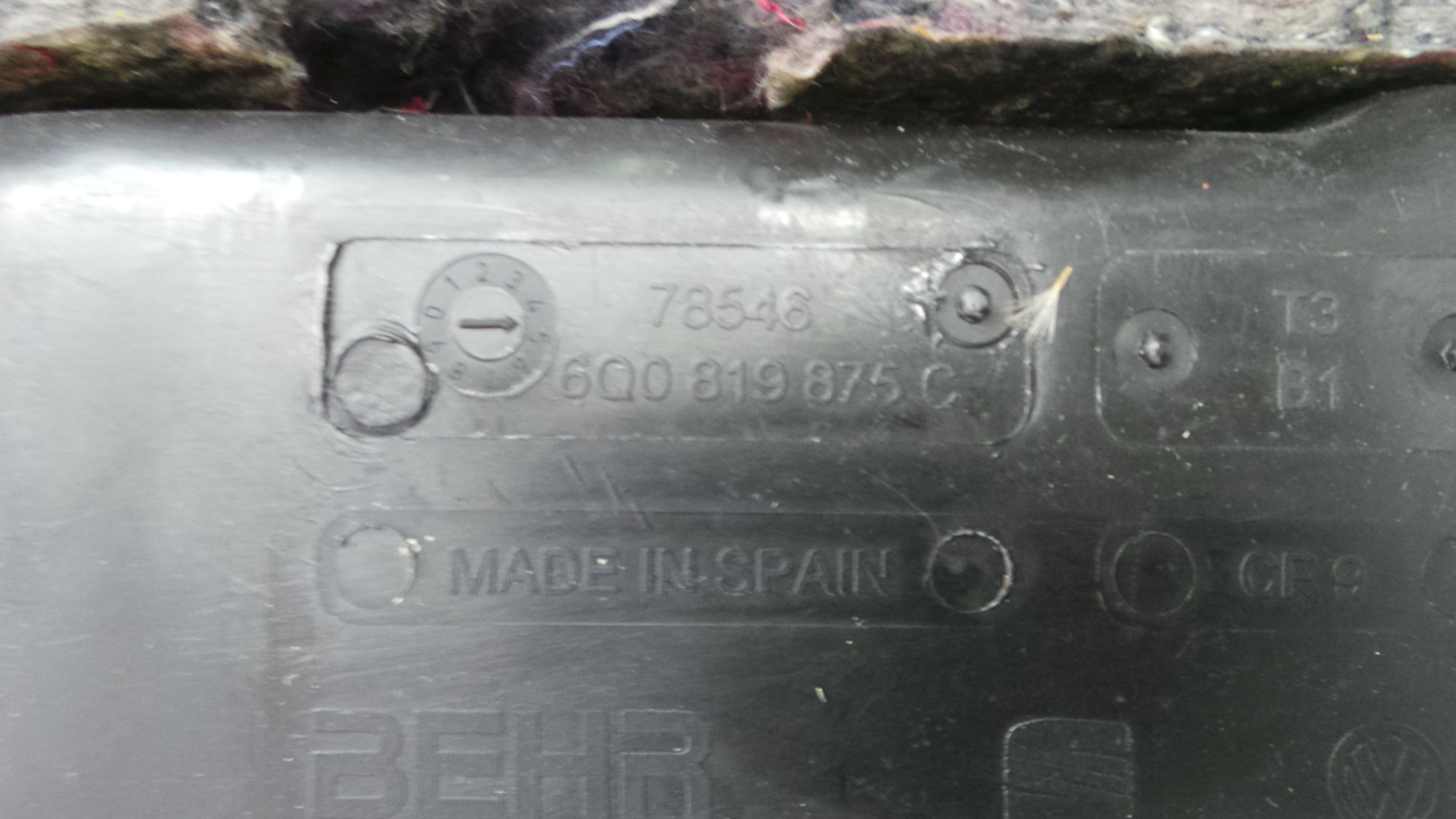 Caixa da Chauffage / Caixa da Sofagem 6Q0819875C - SEAT IBIZA IV (6J5, 6P1), IBIZA Mk IV (6J5, 6P1)-36411132