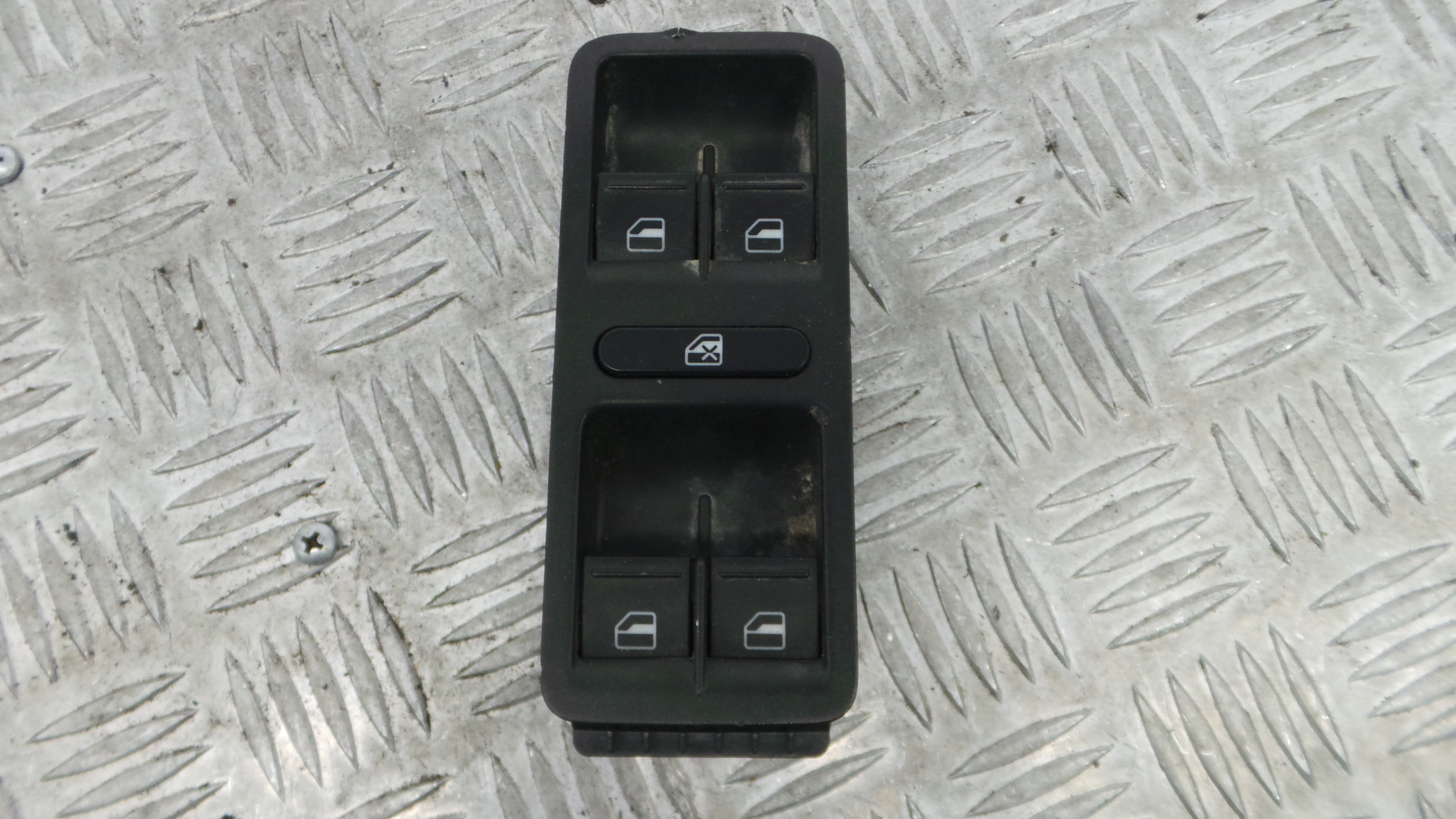 Interruptor / Comando Elevador Vidro Frente Esq  6R0867255D - VW POLO V (6R1, 6C1)-36414065