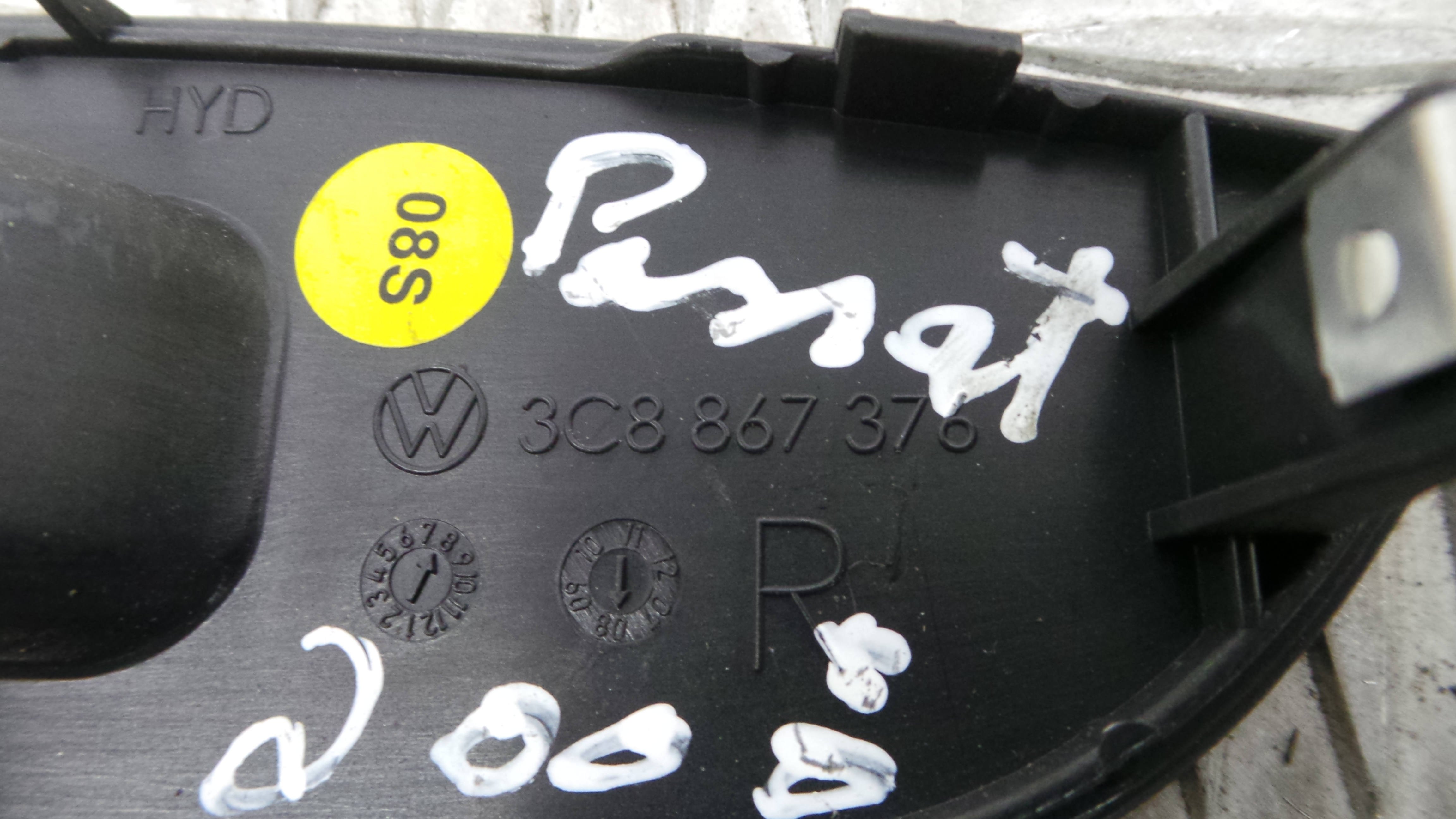 Interruptor / Comando Elevador Vidro Trás Dto 3C8867376 - VW PASSAT B6 (3C2)-36414142