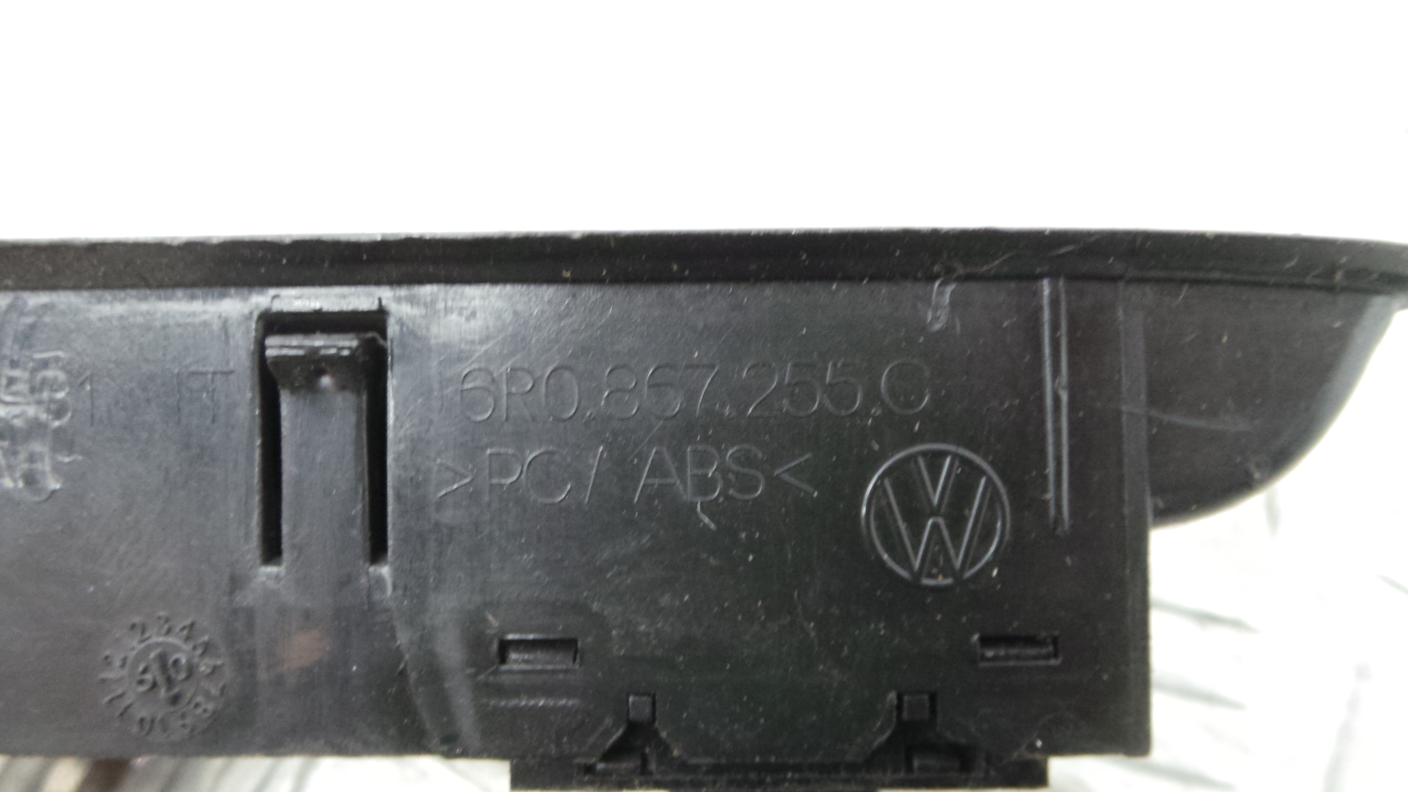 Interruptor / Comando Elevador Vidro Frente Esq  6R0867255C - VW POLO V (6R1, 6C1)-36414151