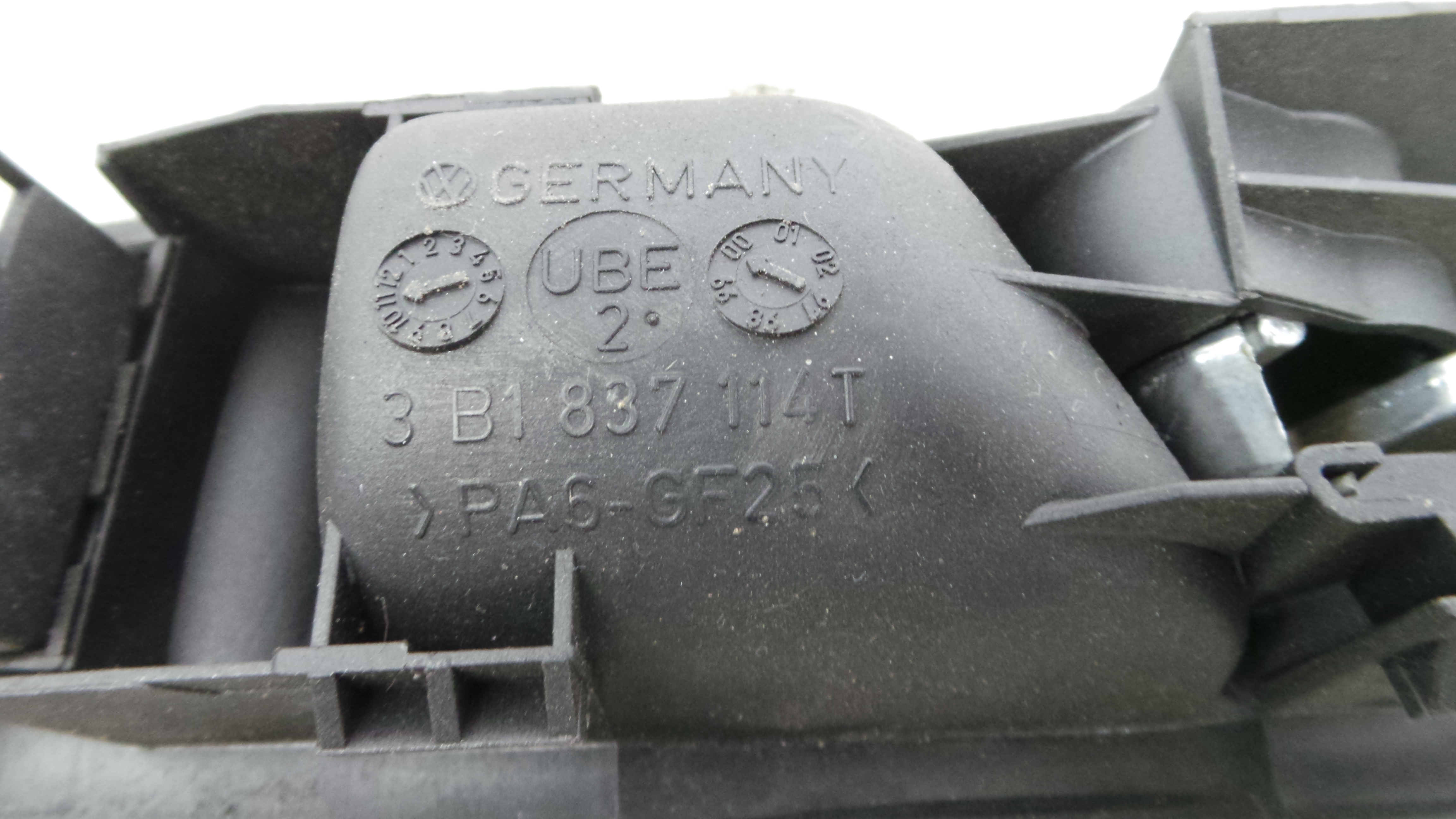 Puxador Interior Frente Direita 3B1837114T - VW GOLF IV (1J1), GOLF Mk IV (1J1)-36419089