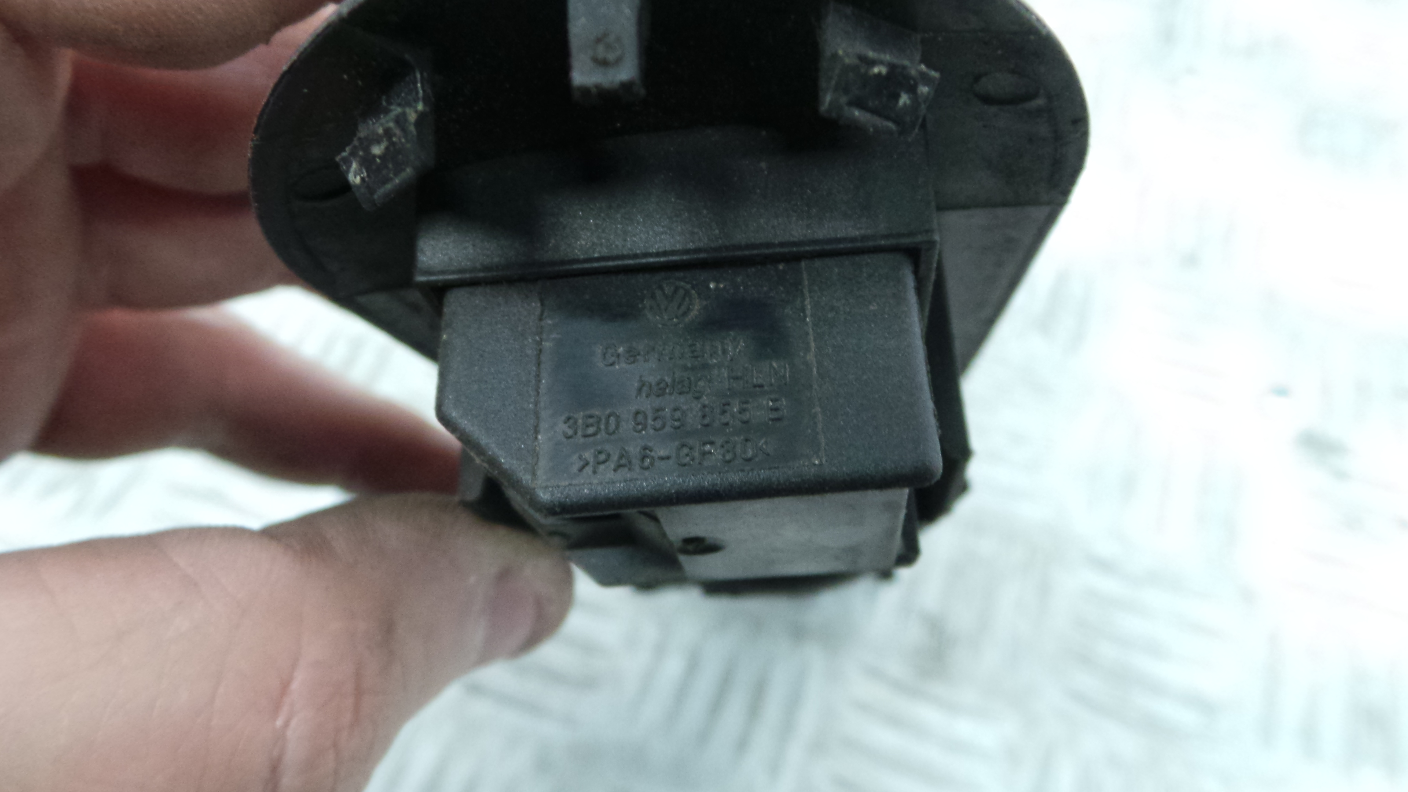 Puxador Interior Frente Direita 3B1837114T - VW GOLF IV (1J1), GOLF Mk IV (1J1)-36419089