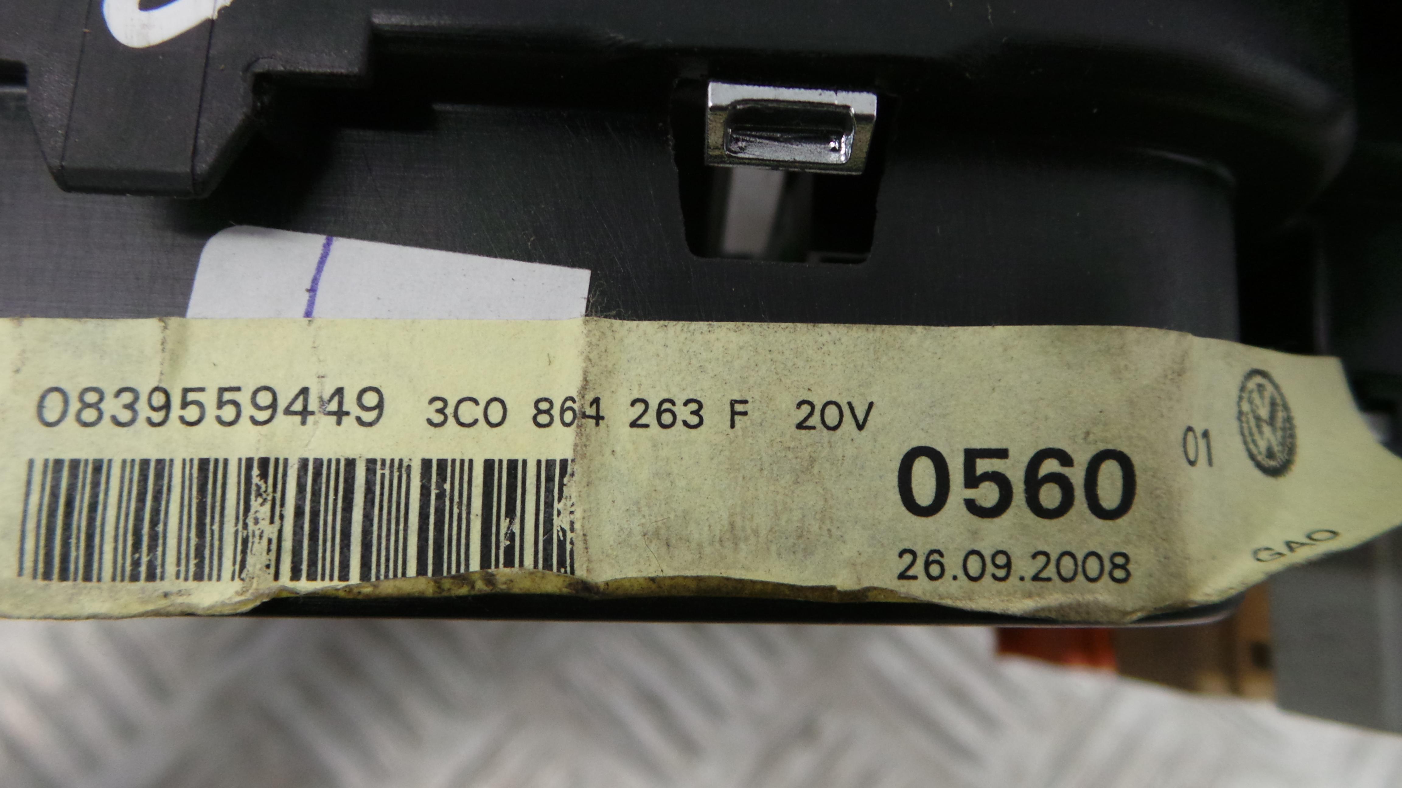 Moca / Fole de Velocidades 3C0864263F - VW PASSAT B6 (3C2)-36419595