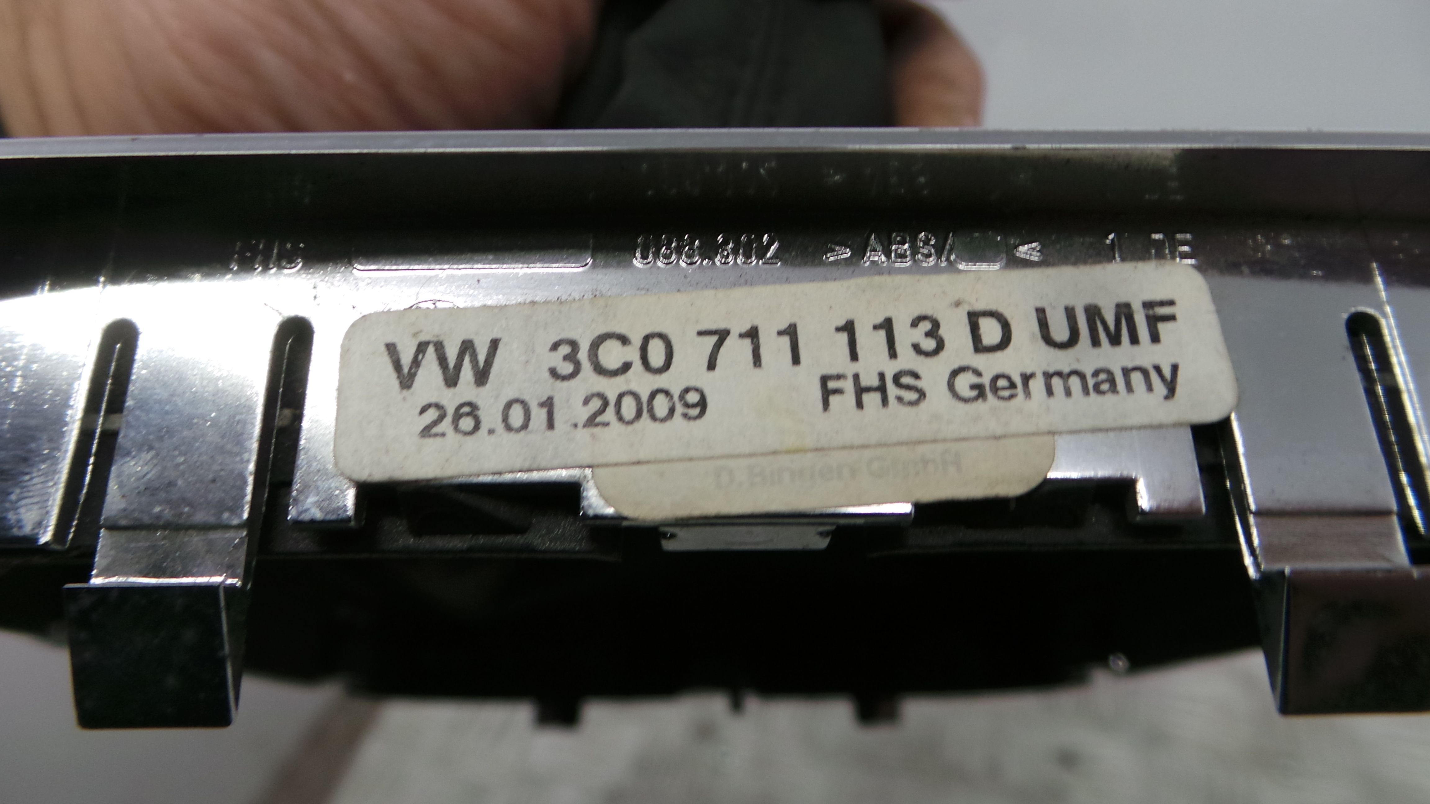 Moca / Fole de Velocidades 3C0711113D - VW PASSAT B6 (3C2)-36419692