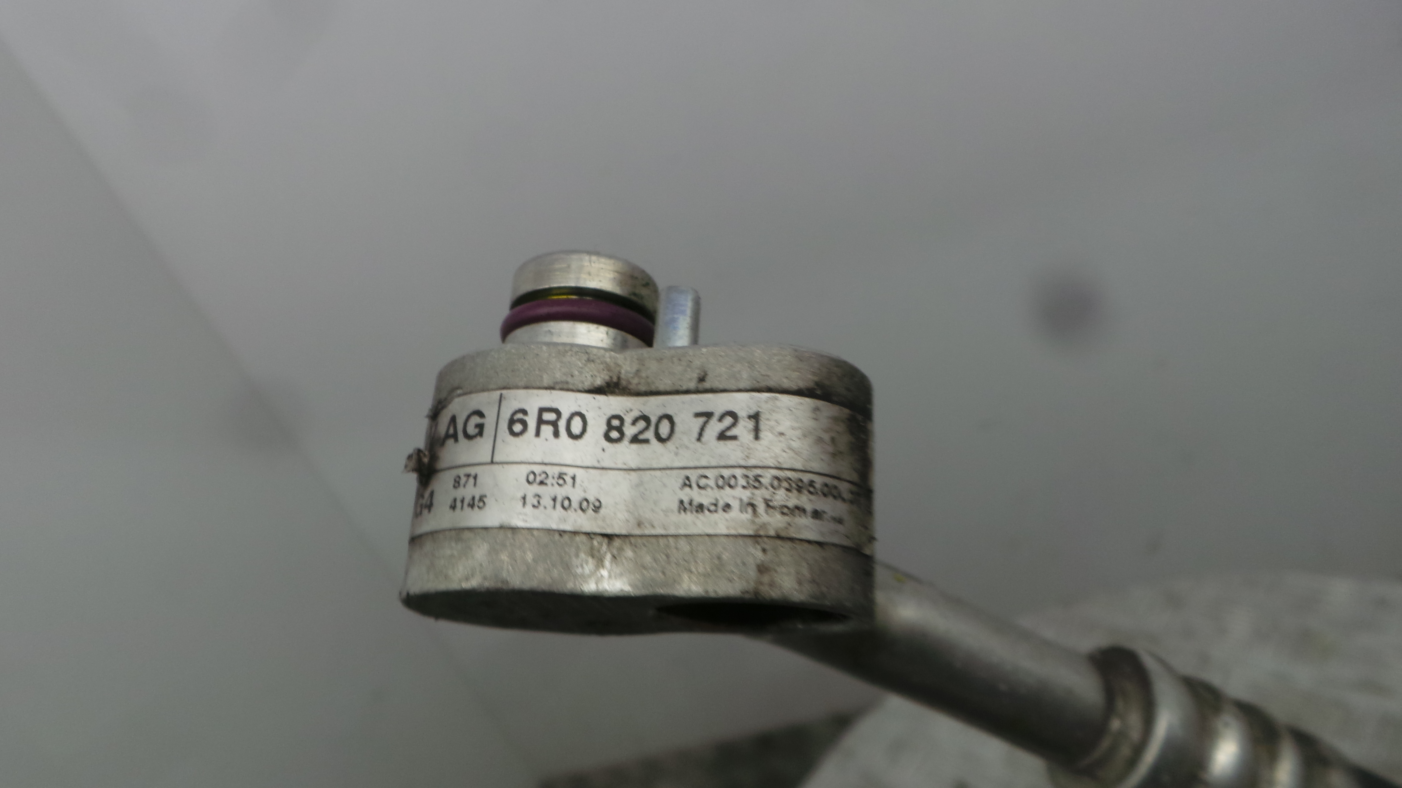 Tubo Ar Condicionado 6R0820721 - VW POLO V (6R1, 6C1)-36435559