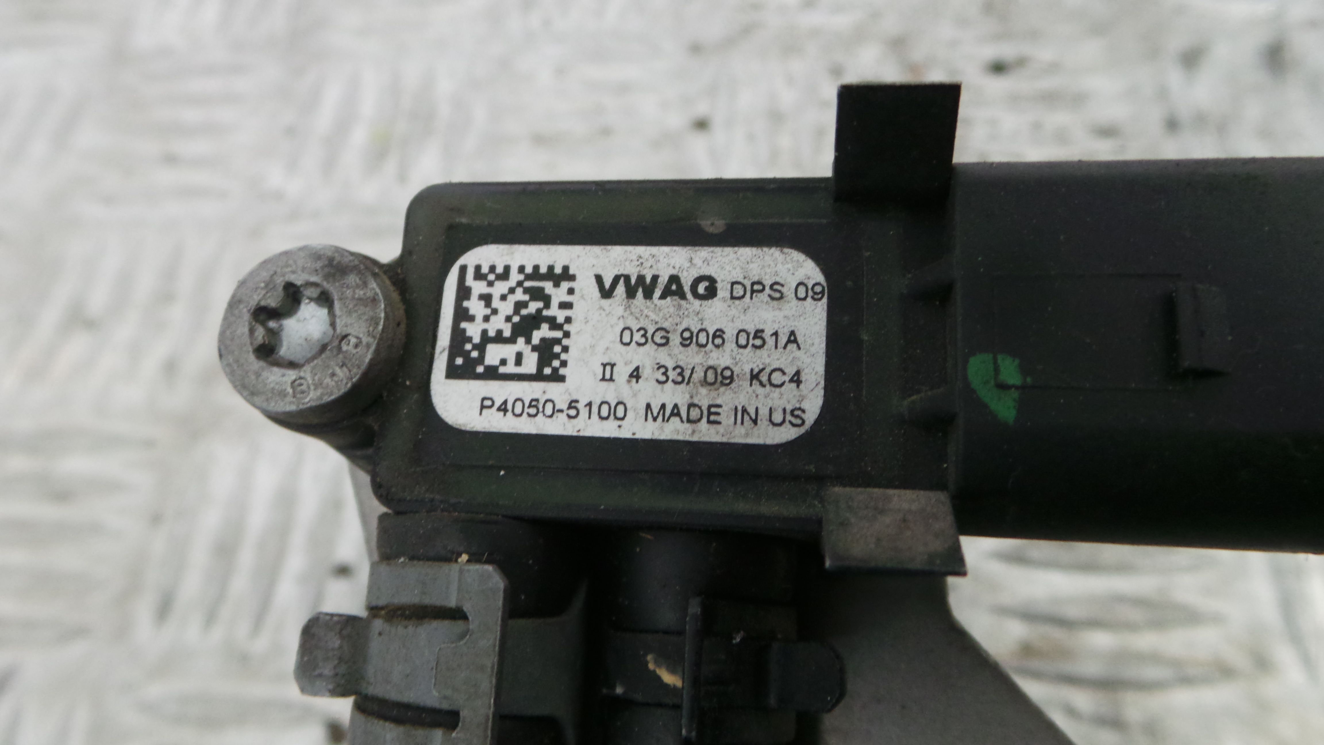 Sensor Pressão Dos Gases De Escape 03G906051A - SEAT IBIZA IV (6J5, 6P1), IBIZA Mk IV (6J5, 6P1)-36435629