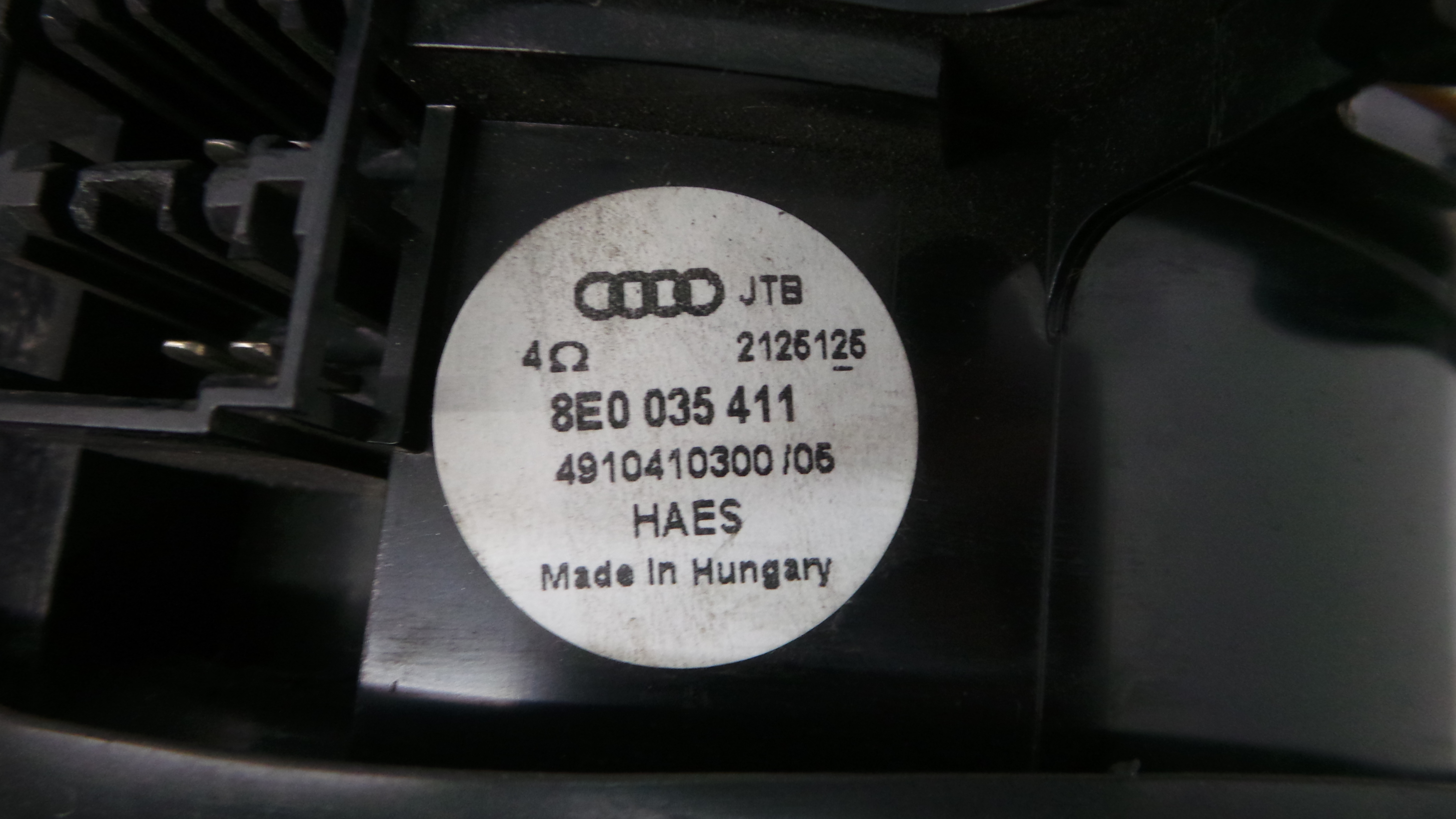 Colunas de Som  8E0035411 - AUDI A4 B7 (8EC)-36435806