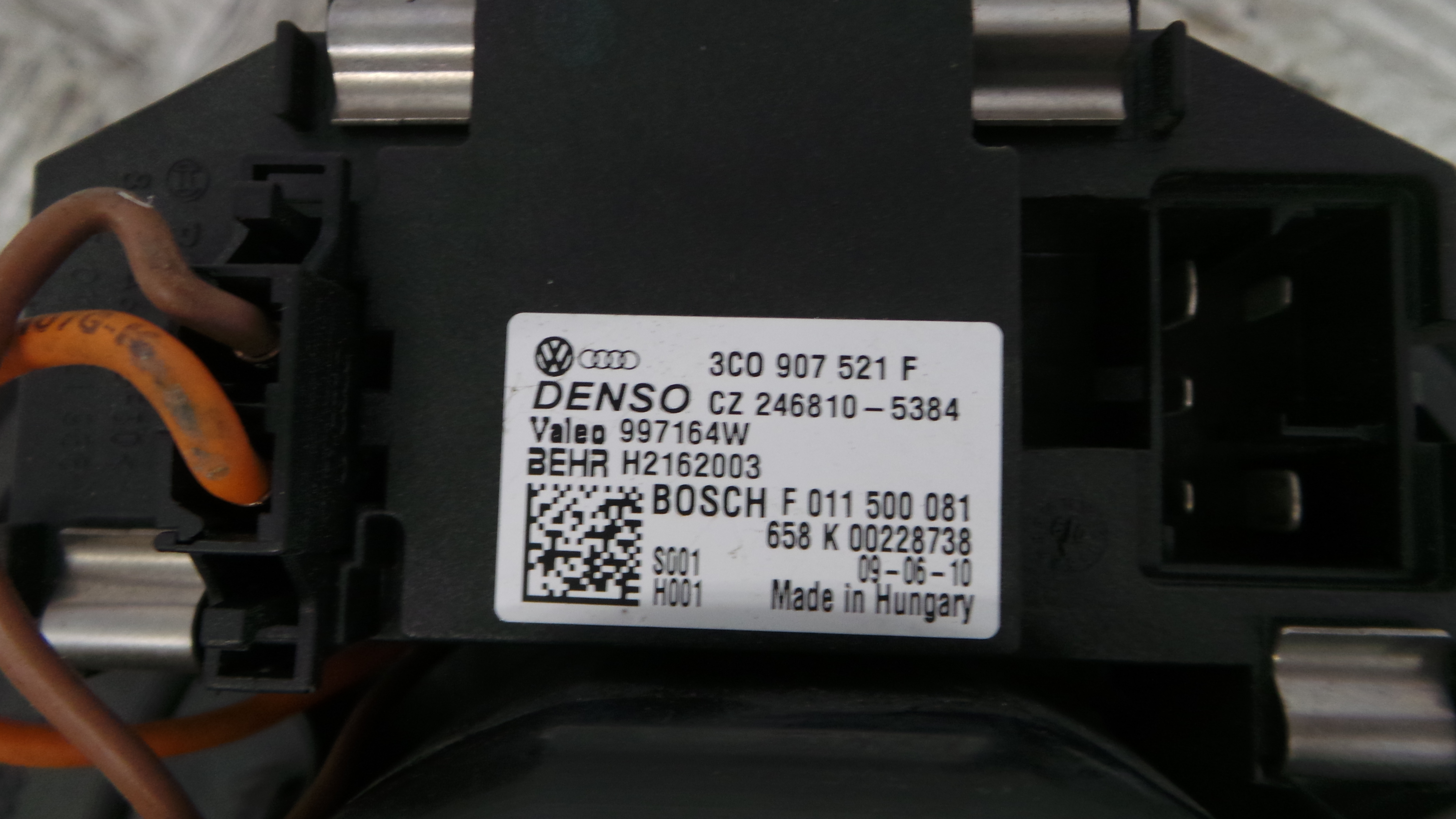 Motor da Chauffage / Motor de Sofagem 3C1820015N - VW GOLF VI (5K1)-36436026