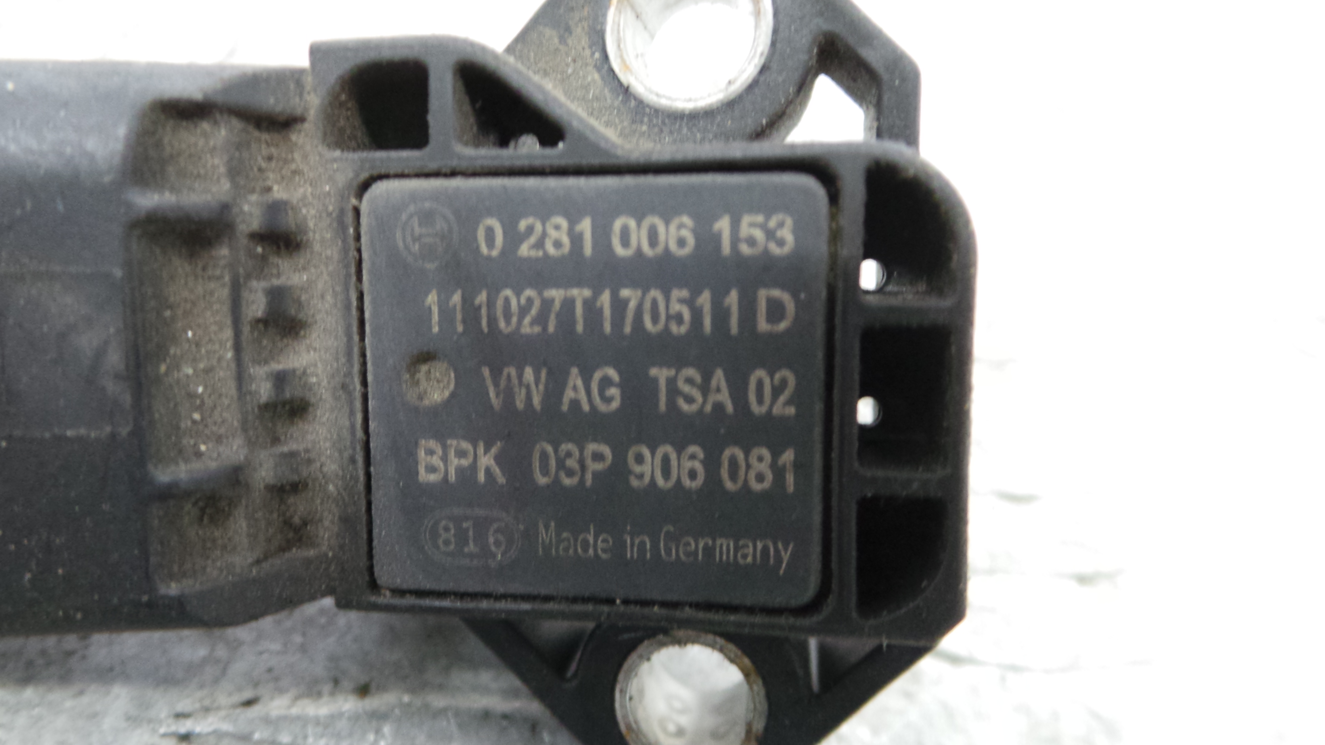 Sensor Pressão 03P906081 - SEAT IBIZA IV (6J5, 6P1), IBIZA Mk IV (6J5, 6P1)-36441070