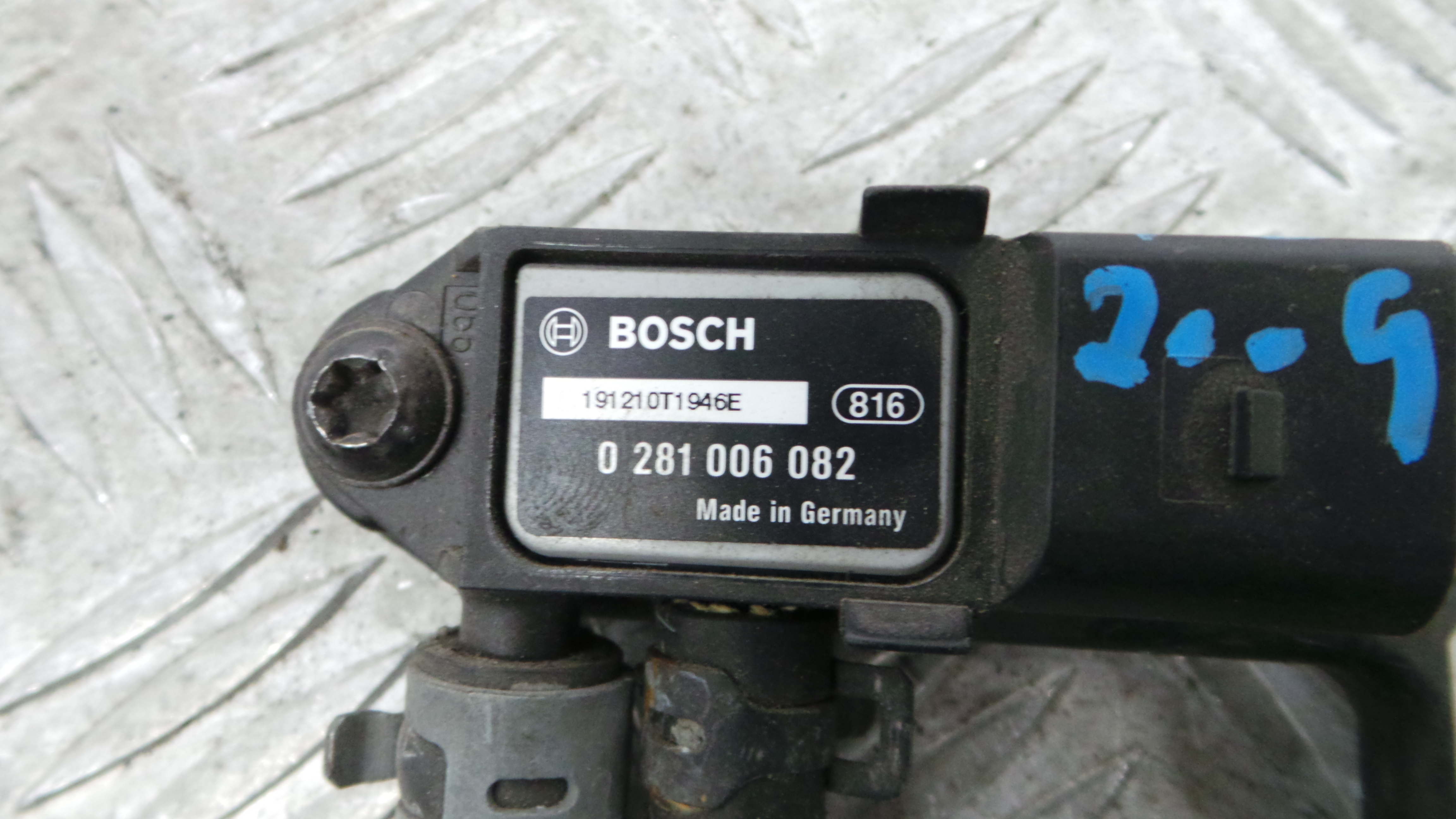 Sensor Pressão Dos Gases De Escape 0281006082 - VW POLO V (6R1, 6C1)-36441149